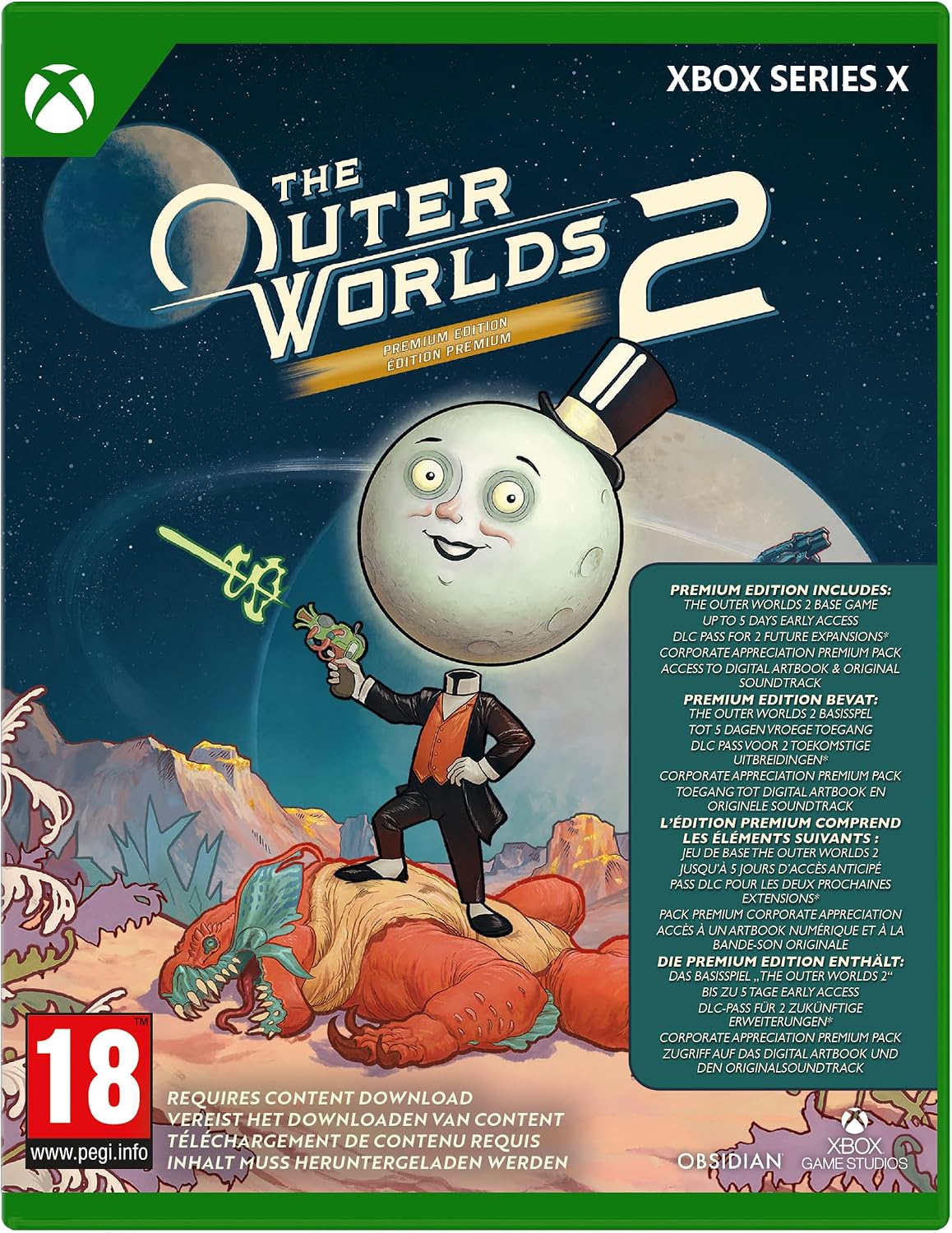 Detalle de The Outer Worlds 2 Édition Premium Xbox Series X – jeu vidéo