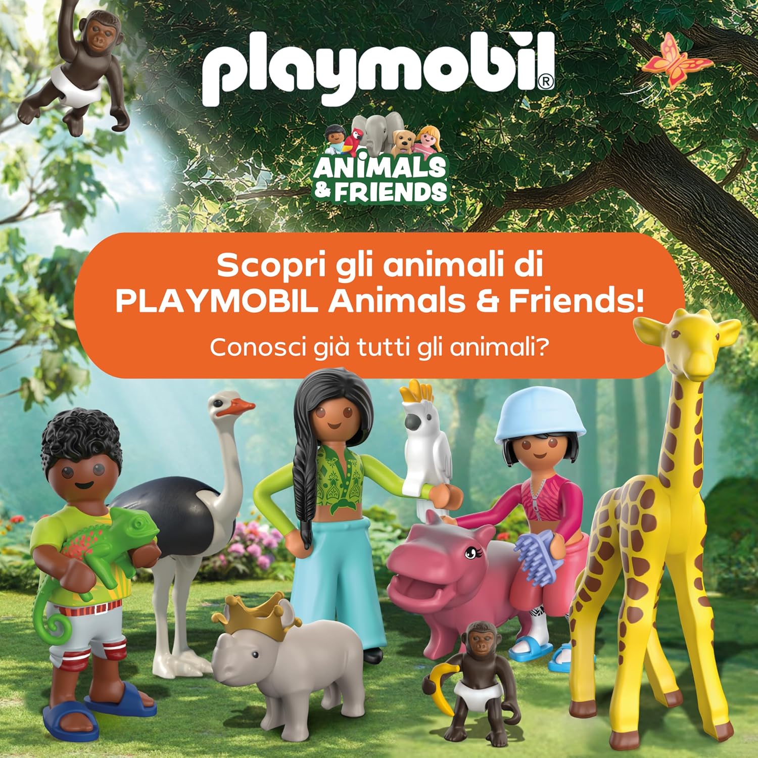 Detalle 2 de PLAYMOBIL Animal & Friends: Elefante con guardiano dello zoo (72068)