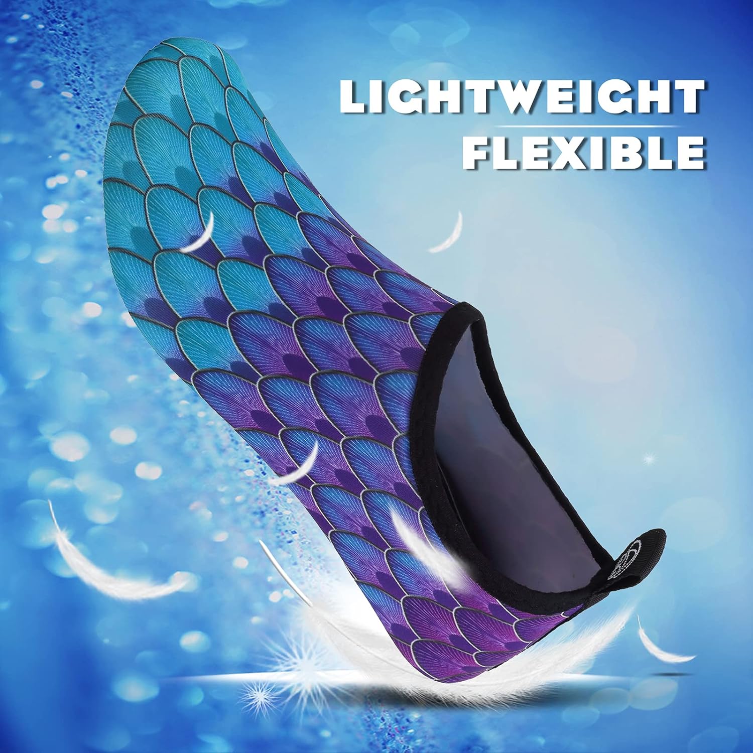 Detalle de Mabove Swim Water Shoes Socks Barefoot Protecting for Sea, Beach, Pool