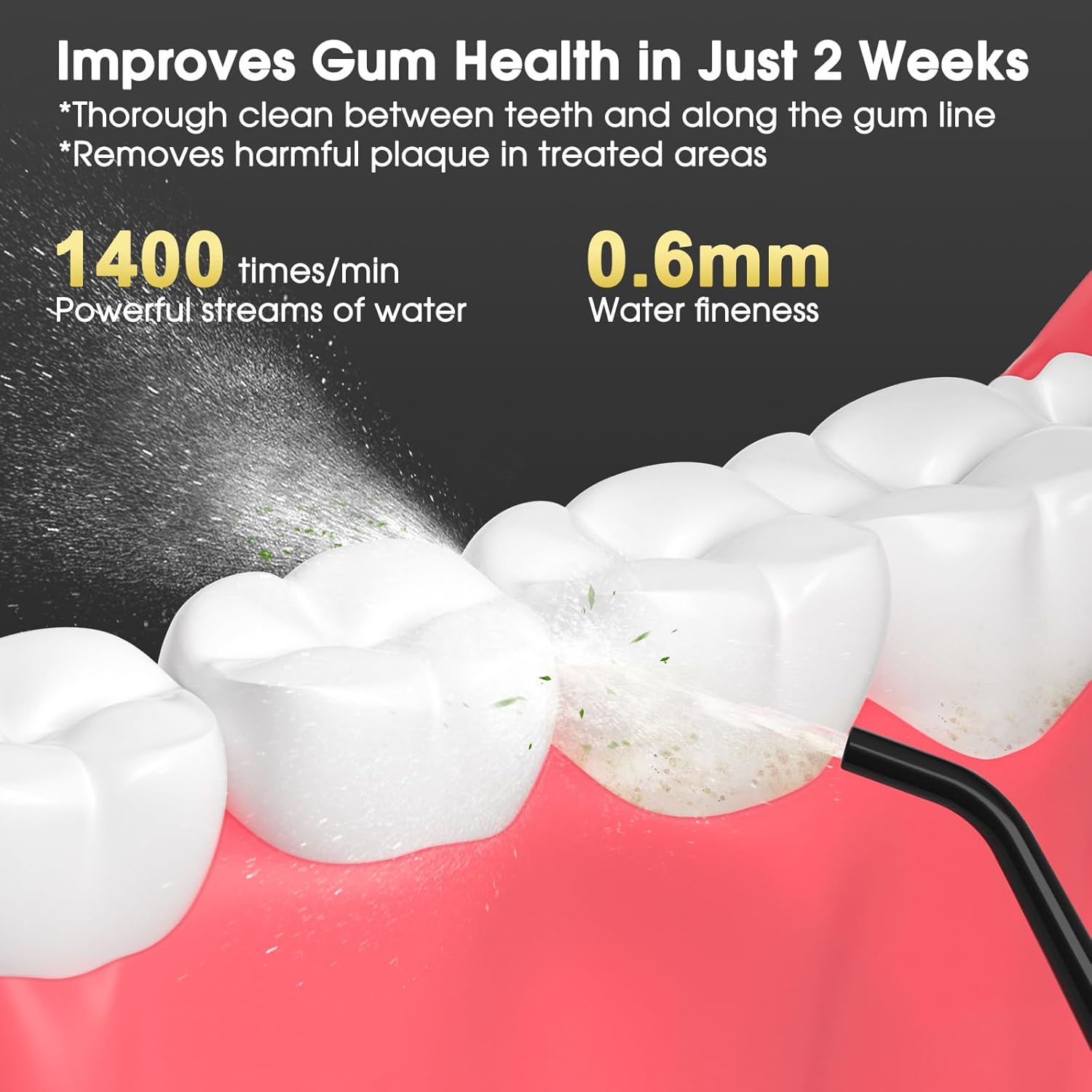 Thumbnail 1 de Hangsun Water Flosser 300ml cordless oral irrigator