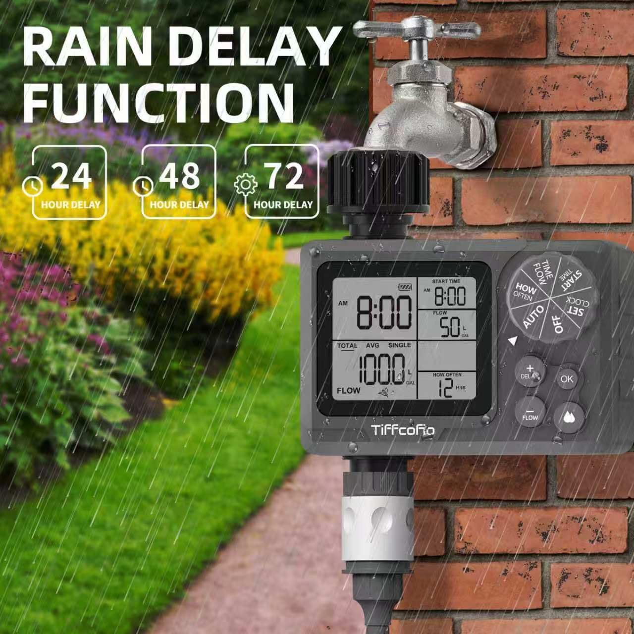 Thumbnail 6 de New Programmable Water Volume Control Sprinkler Timer by Tiffcofio