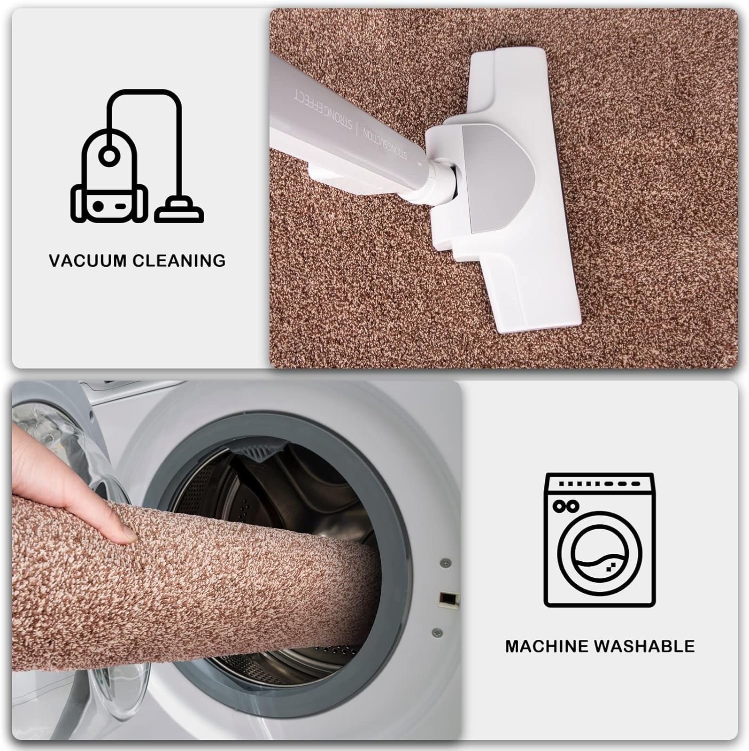 Thumbnail 6 de PURRUGS Dirt Trapping Door Mat 80 x 120 cm – Non-Slip, Machine Washable Entry Rug