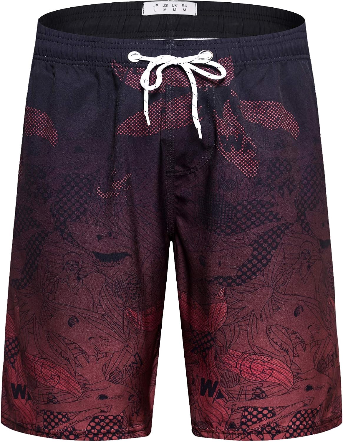 Detalle de APTRO Men's 9" Swim Trunks with Mesh Lining, Quick-Dry Lightweight Shorts