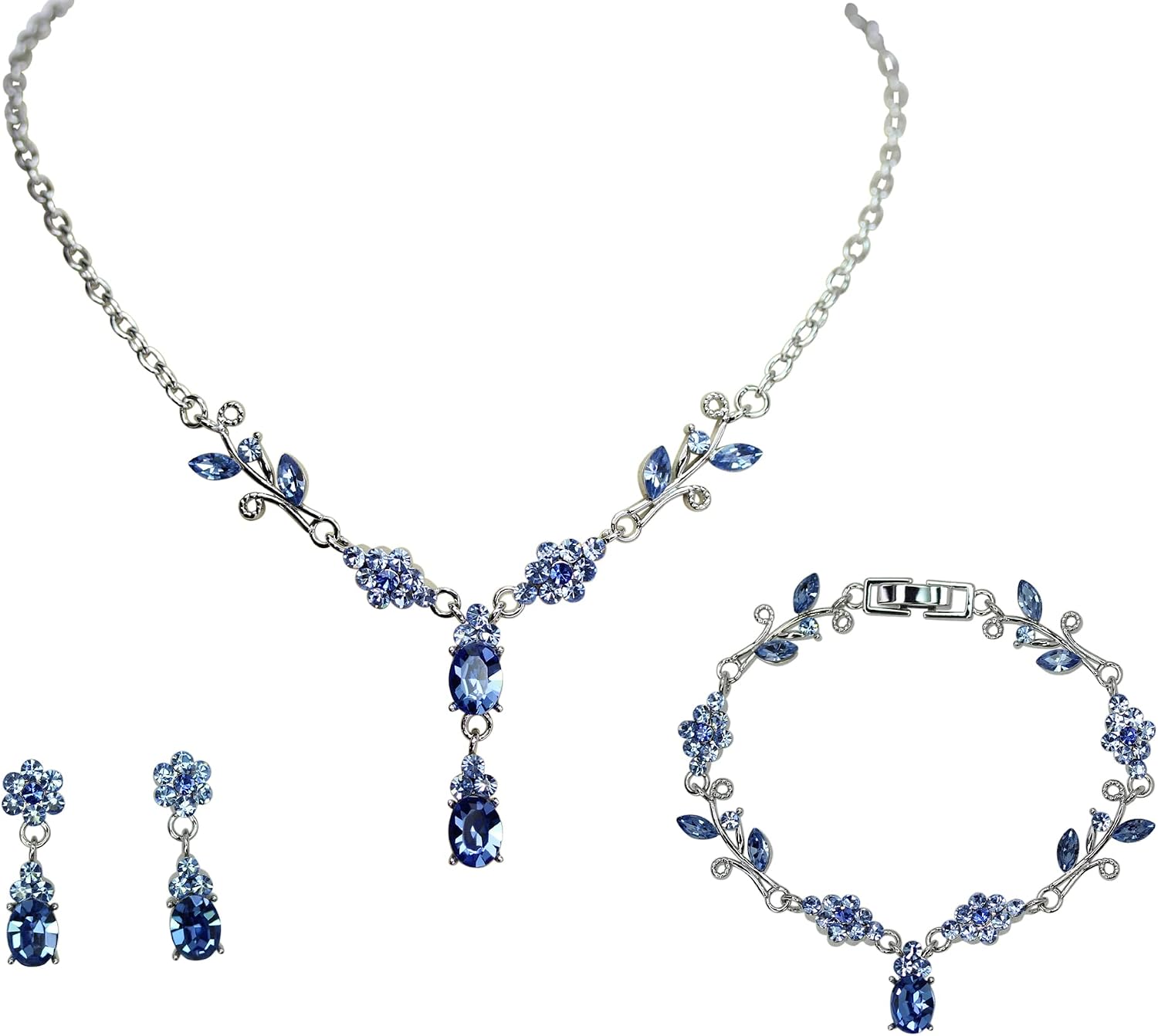Thumbnail 6 de Faship Jewelry Set, Rhodium-Plated Copper