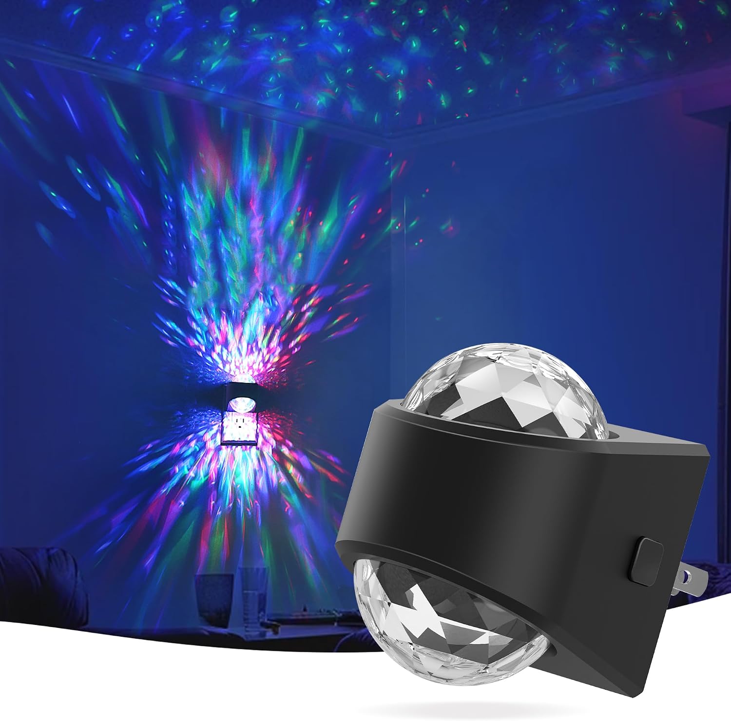 Thumbnail 6 de Briignite IP207 Star Projector Night Light, 9-Color RGB, Dusk-to-Dawn Sensor