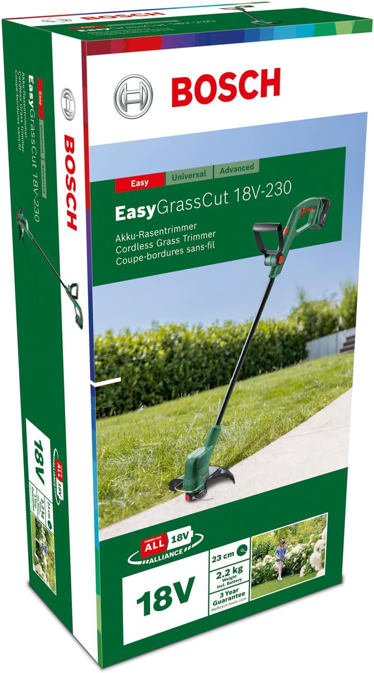 Thumbnail 6 de Bosch EasyGrassCut 18V Cortabordes con Batería y Caja 🌱