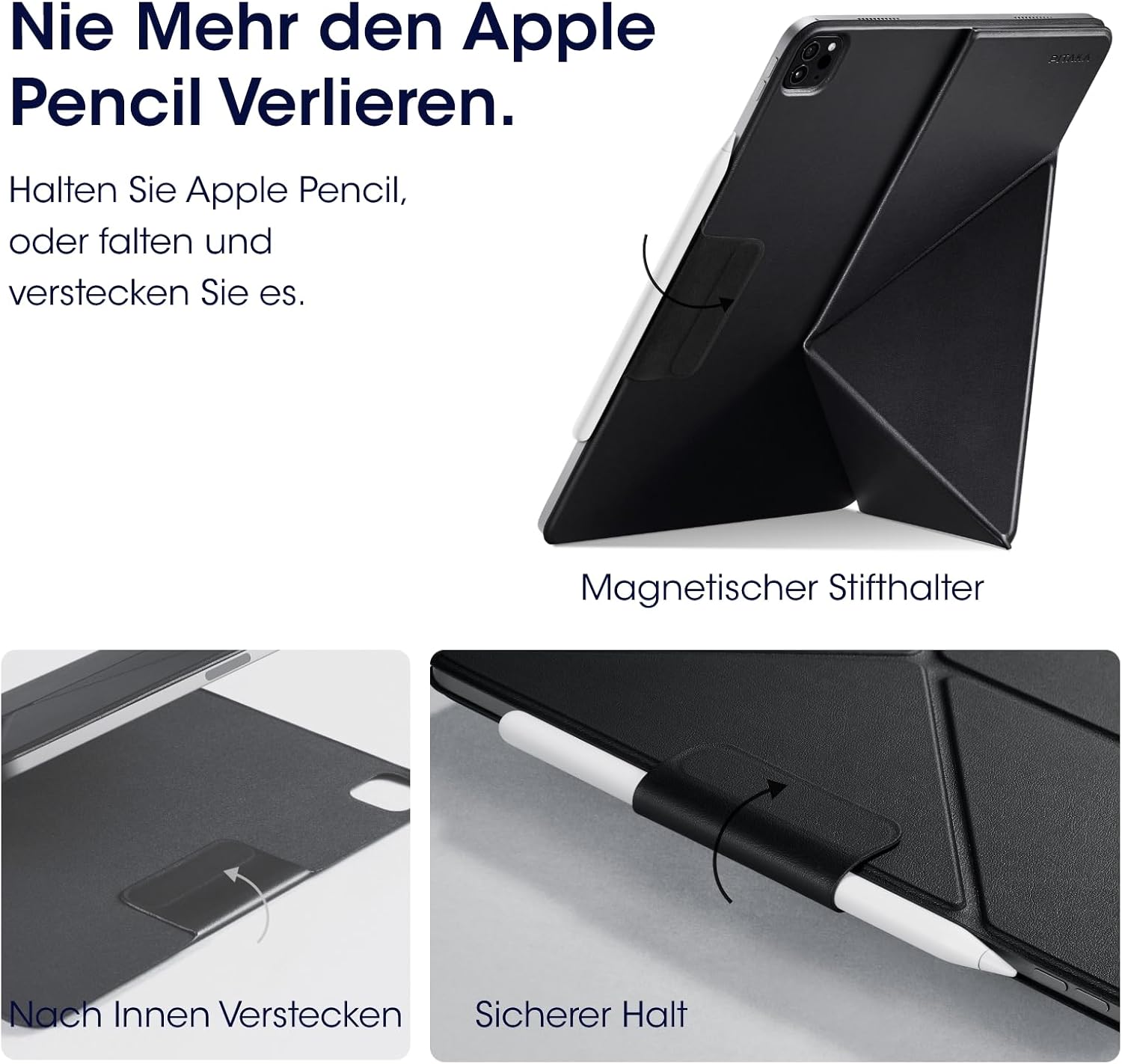 Detalle 2 de pitaka MagEZ Folio 2 Hülle für iPad Pro 13 Zoll