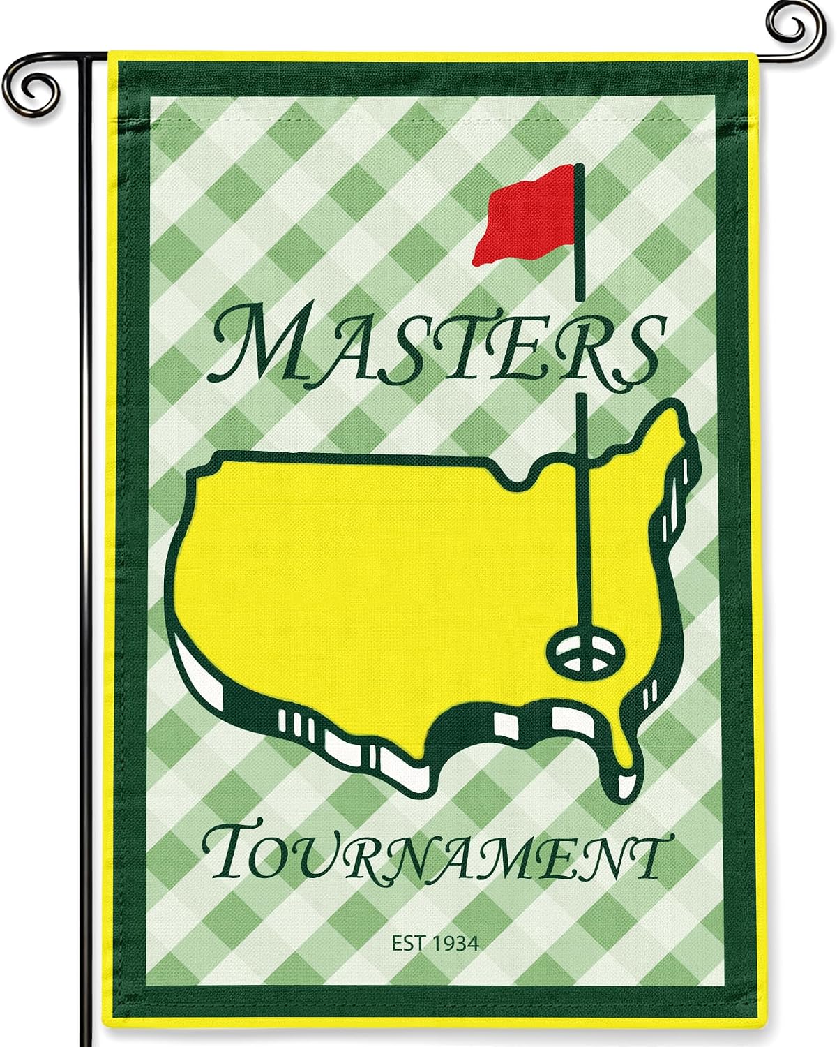 Detalle de Dfzhlnb 12x18-Inch Golf Garden Flag, Double-Sided Weather-Resistant Canvas