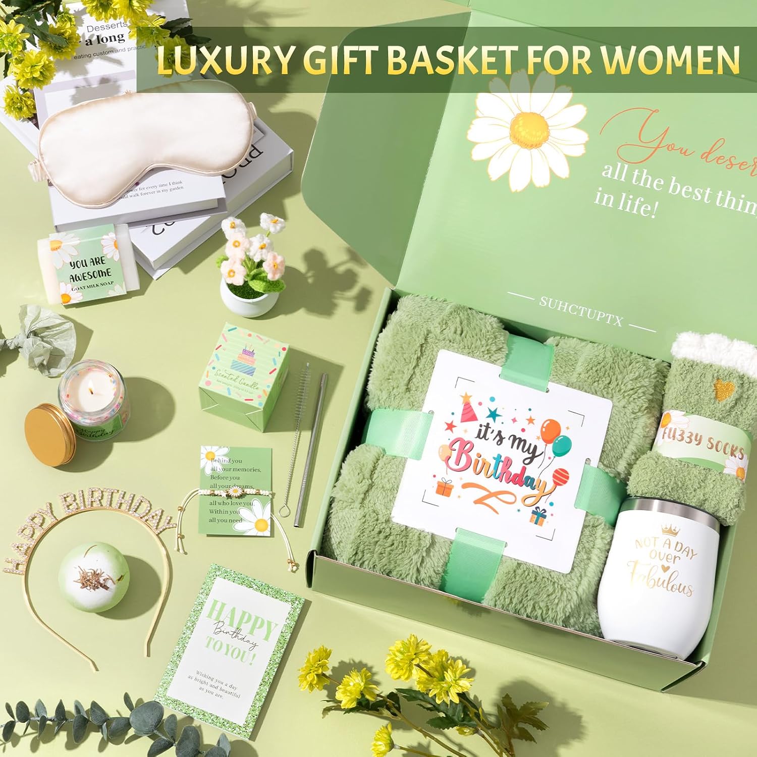 Detalle 2 de Suhctuptx 12-piece Birthday Gift Set