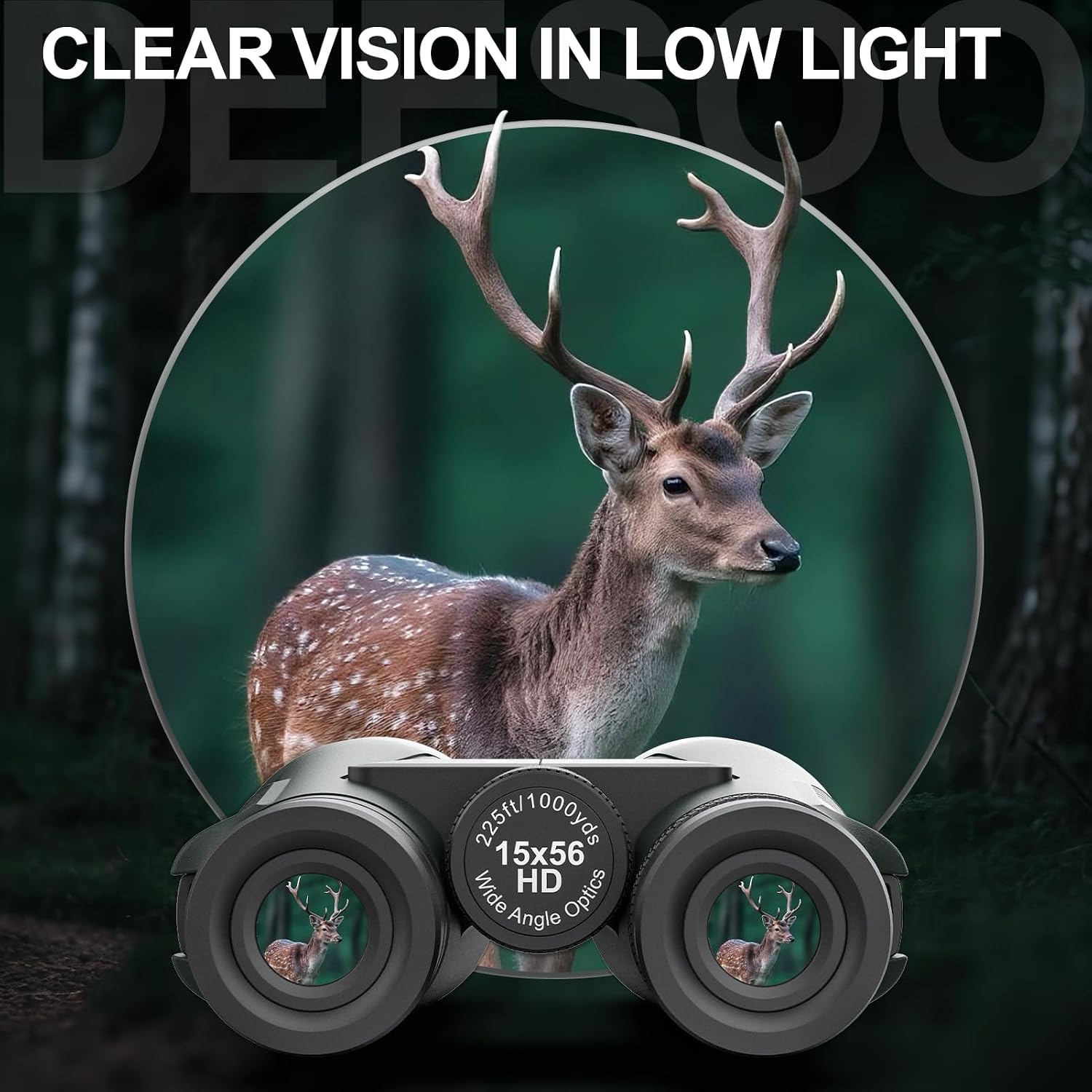 Thumbnail 6 de Deesoo 15x56 High‑Power BAK4 Binoculars for Birdwatching 🔭