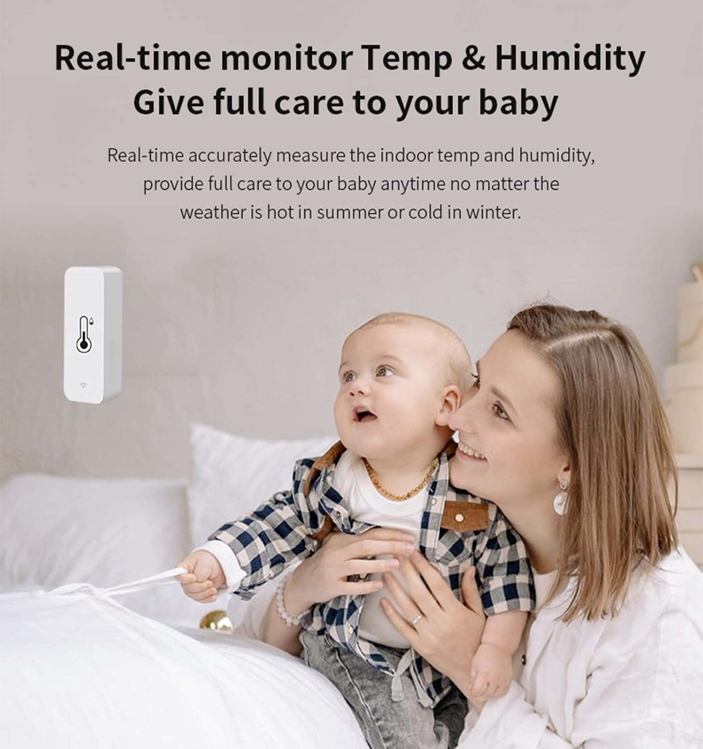 Thumbnail 5 de WiFi Hygrometer Thermometer Sensor 2-Pack ๐