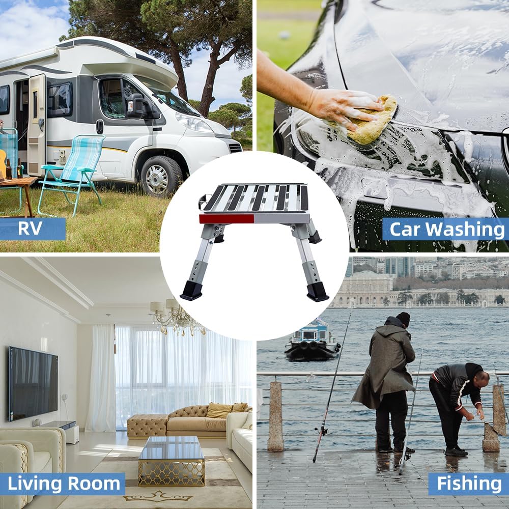 Thumbnail 5 de Homeon Wheels RV Step Stool 1000 lb capacity