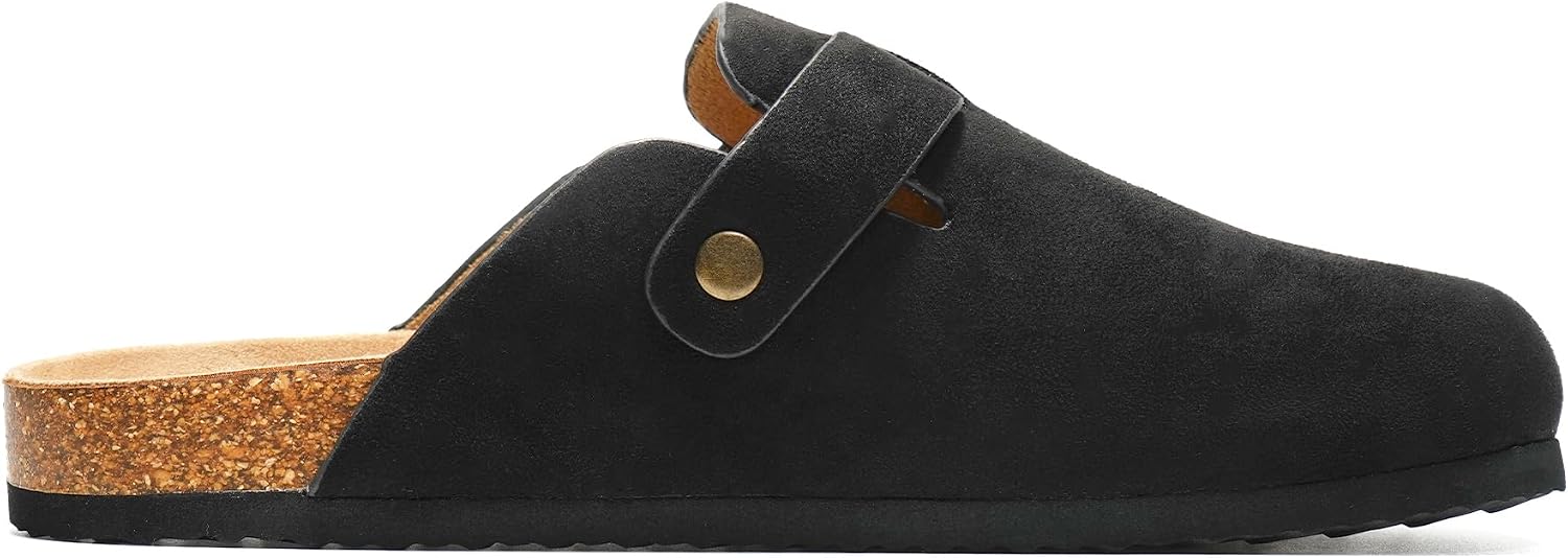 Detalle de JOMIX Sabots Homme Élégant – Chaussures à Semelle en Liège, Confortables pour Intérieur et Extérieur