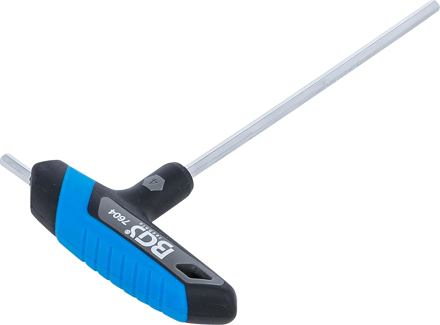 Detalle de BGS 7604 schroevendraaier met T-greep, binnenzeskant 4 mm
