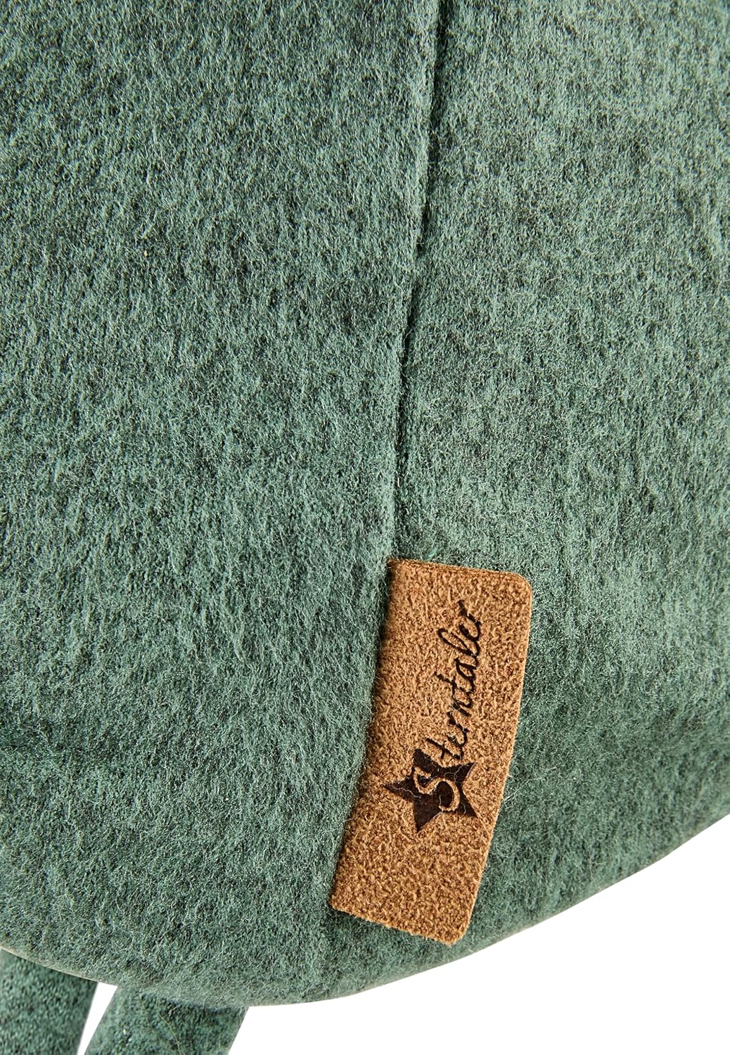 Detalle de Sterntaler Jungen Beanie-Mütze Bär – grün meliert, Größe 45