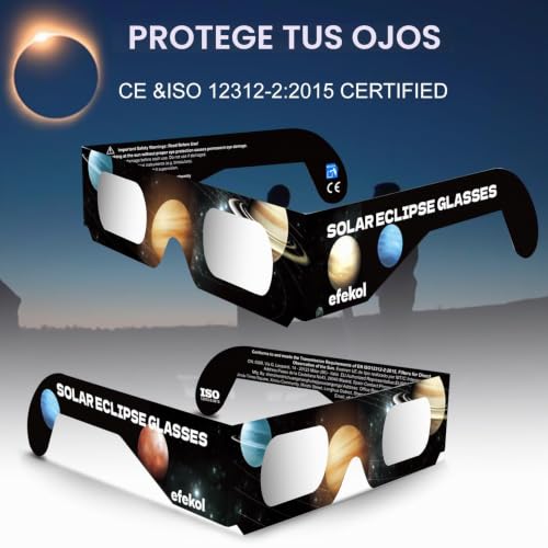 Thumbnail 7 de efekol Gafas Eclipse Solar Homologadas — Certificación CE y EN ISO 12312-2