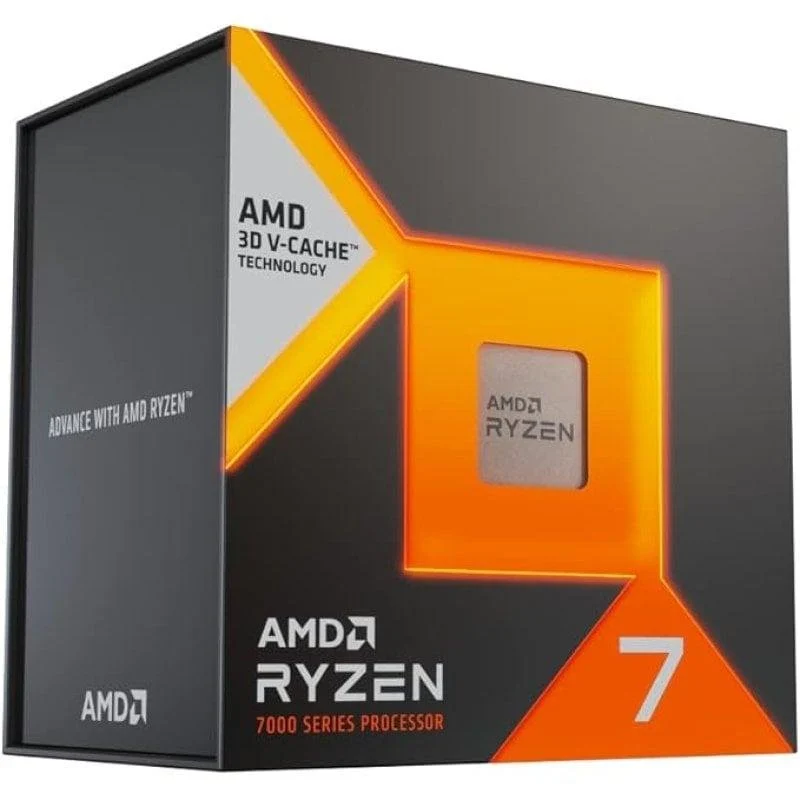 Detalle de AMD Ryzen 7 7800X3D - Procesador de Alto Rendimiento ⚙