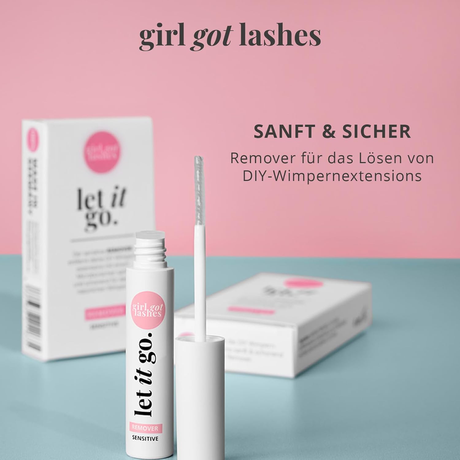 Detalle 2 de GirlGotLashes Let it go Remover Sensitive – Schonende Entfernung von DIY-Wimpernextensions