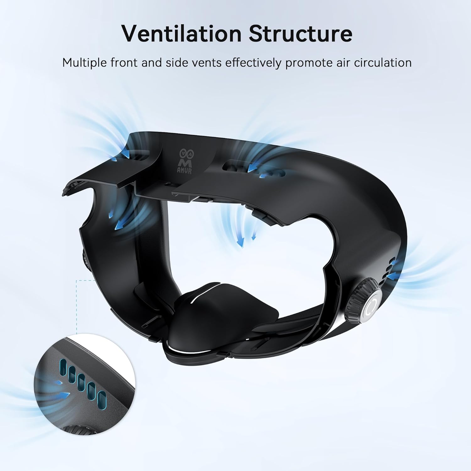Detalle de AMVR FC4L Face Cover Pad Facial Interface for Meta/Oculus Quest 3 (Not compatible with Quest 3S)