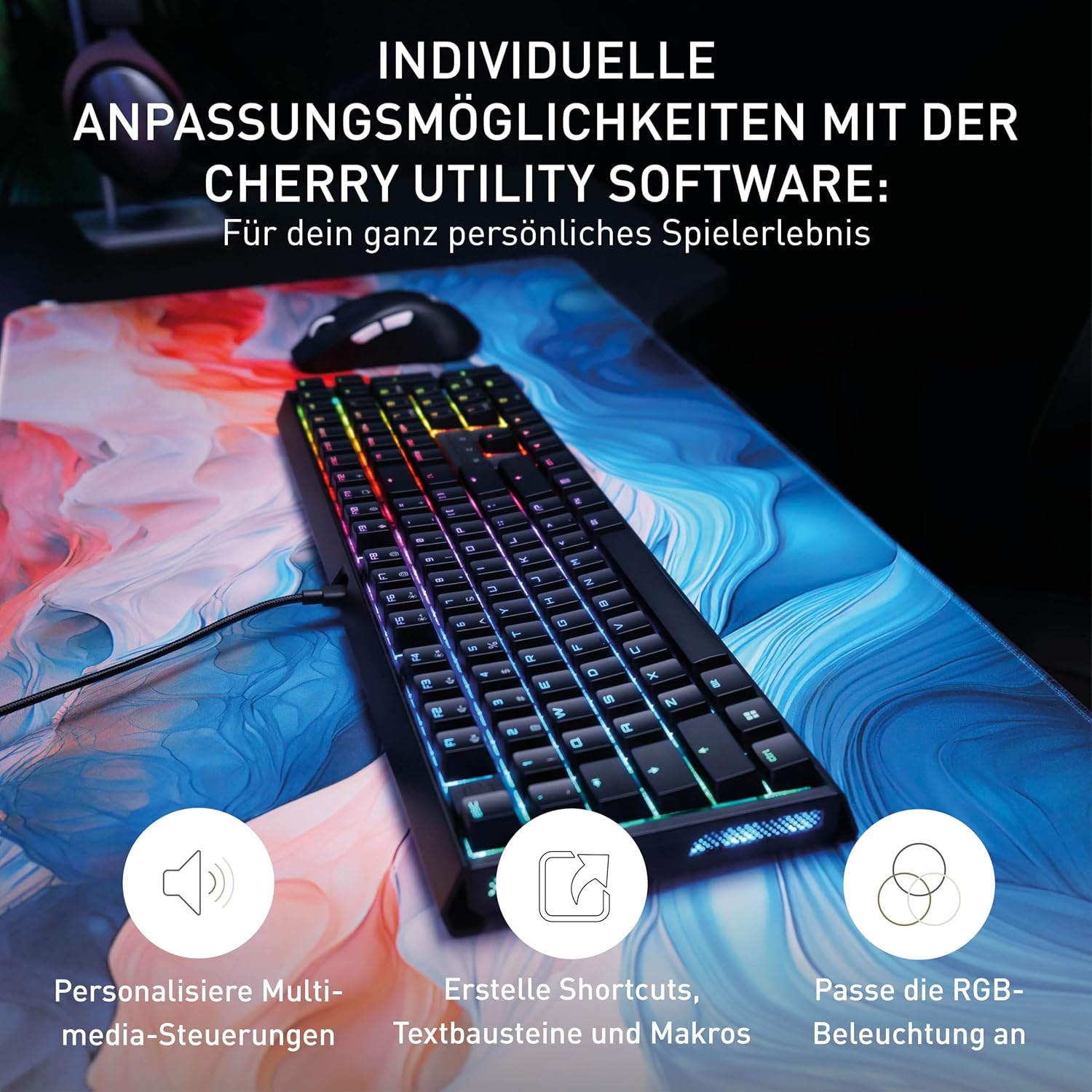 Detalle 1 de CHERRY XTRFY MX 3.1 Gaming Tastatur