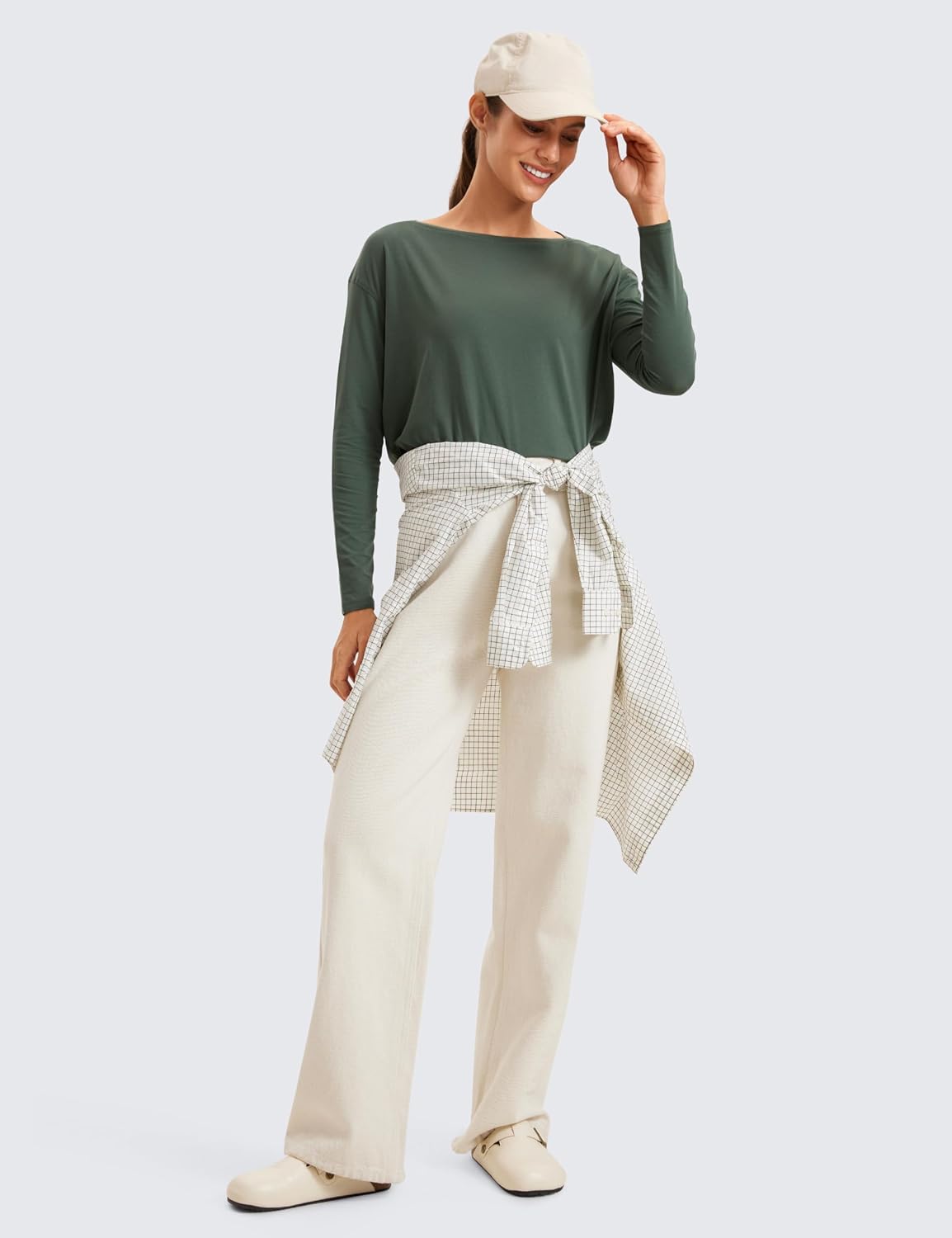 Detalle 2 de CRZ YOGA Donna Pima Cotone Maniche Lunghe