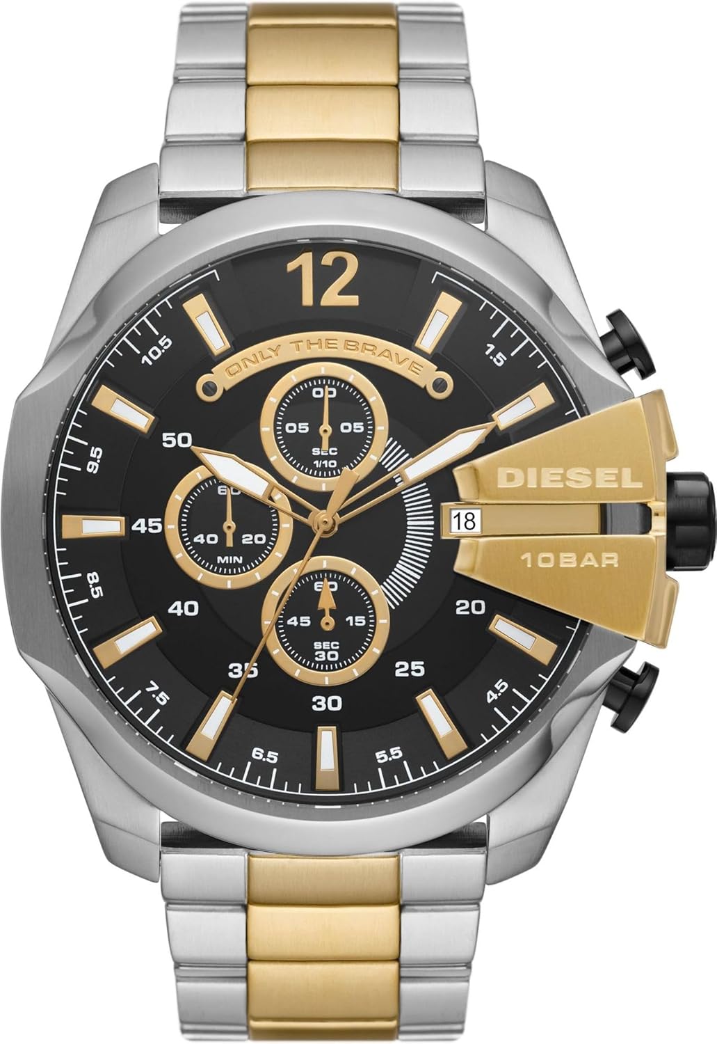 Thumbnail 6 de Diesel Mega Chief Montre Homme – 51 mm, acier inoxydable et cadran bleu