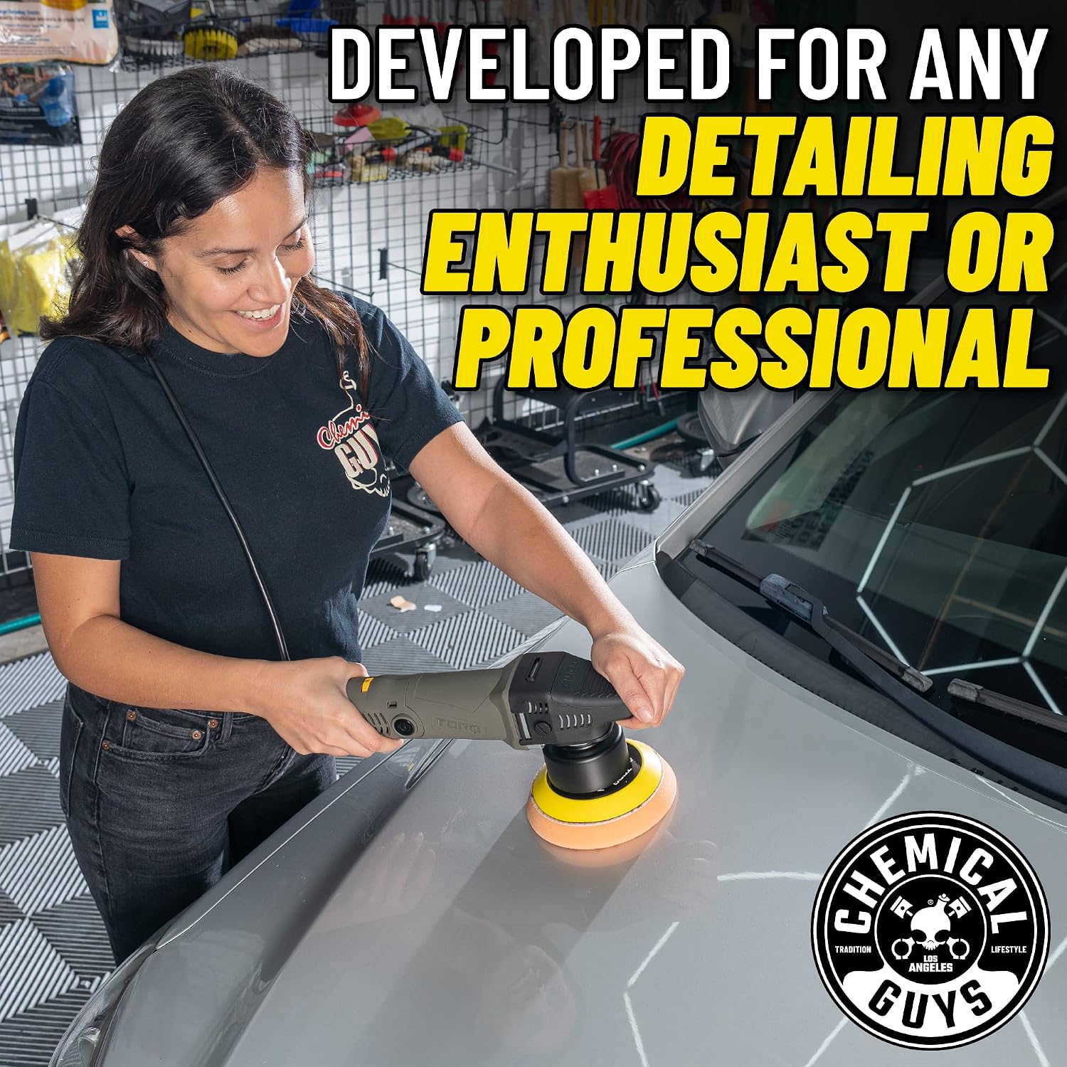 Detalle 2 de Chemical Guys TORQX Random Orbital Polisher Complete Car Detailing Kit (12-Piece)