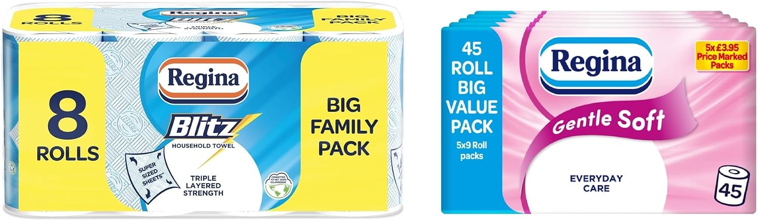 Thumbnail 5 de Regina Blitz Household Towels 12 Rolls