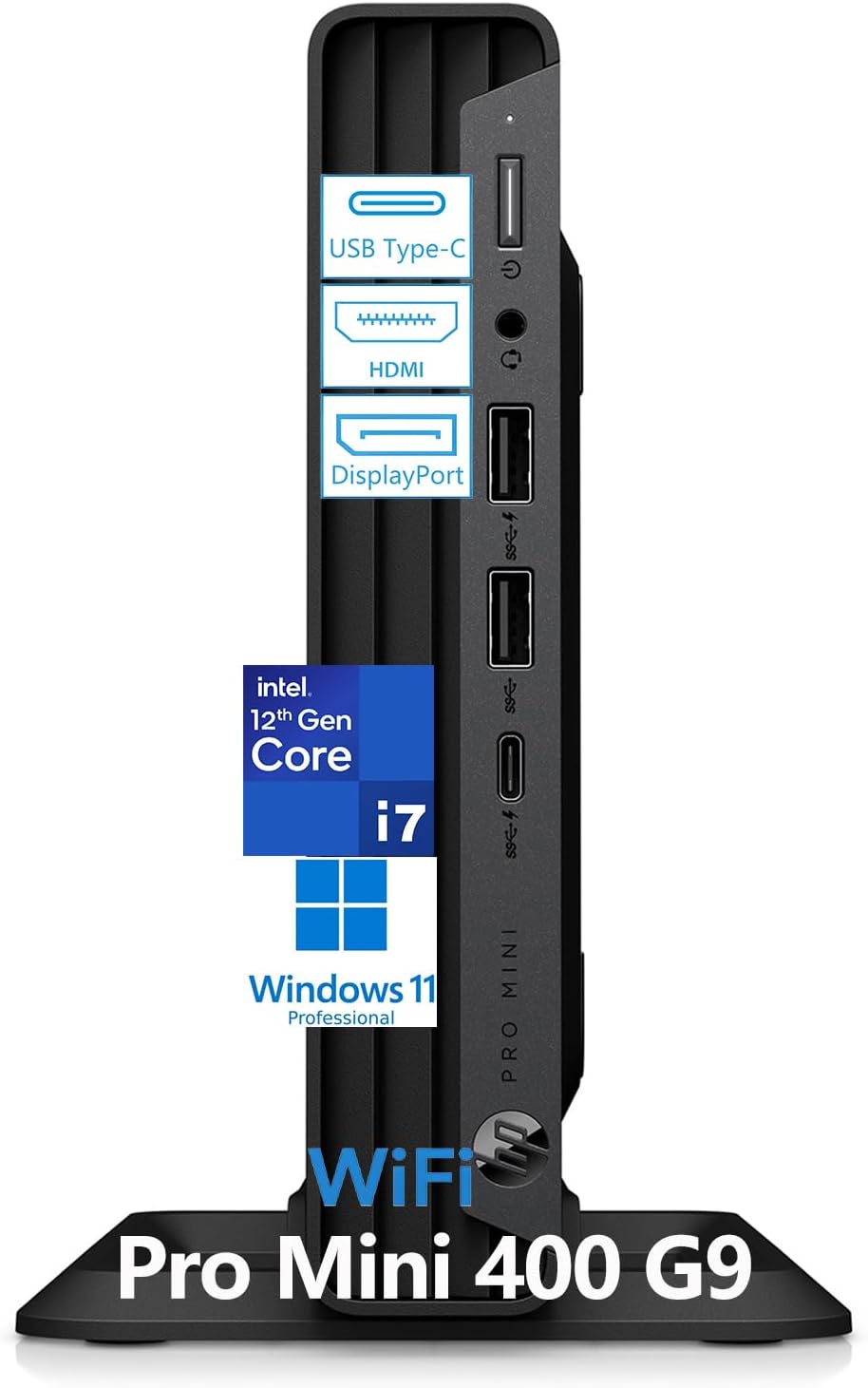 Detalle de HP Mini Desktop Computer, i7-12700T