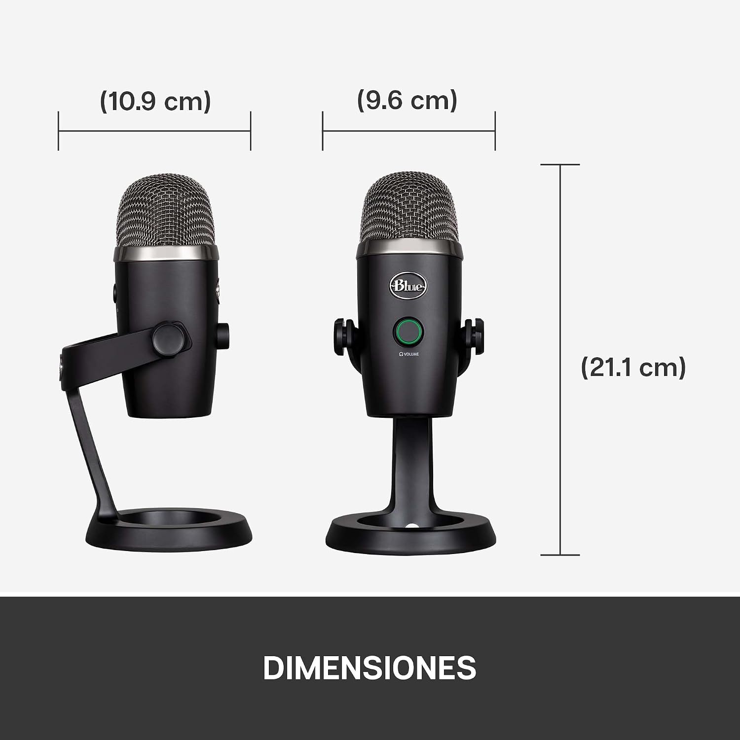 Thumbnail 11 de Logitech for Creators Blue Yeti Nano 🎙️ Micrófono USB Premium