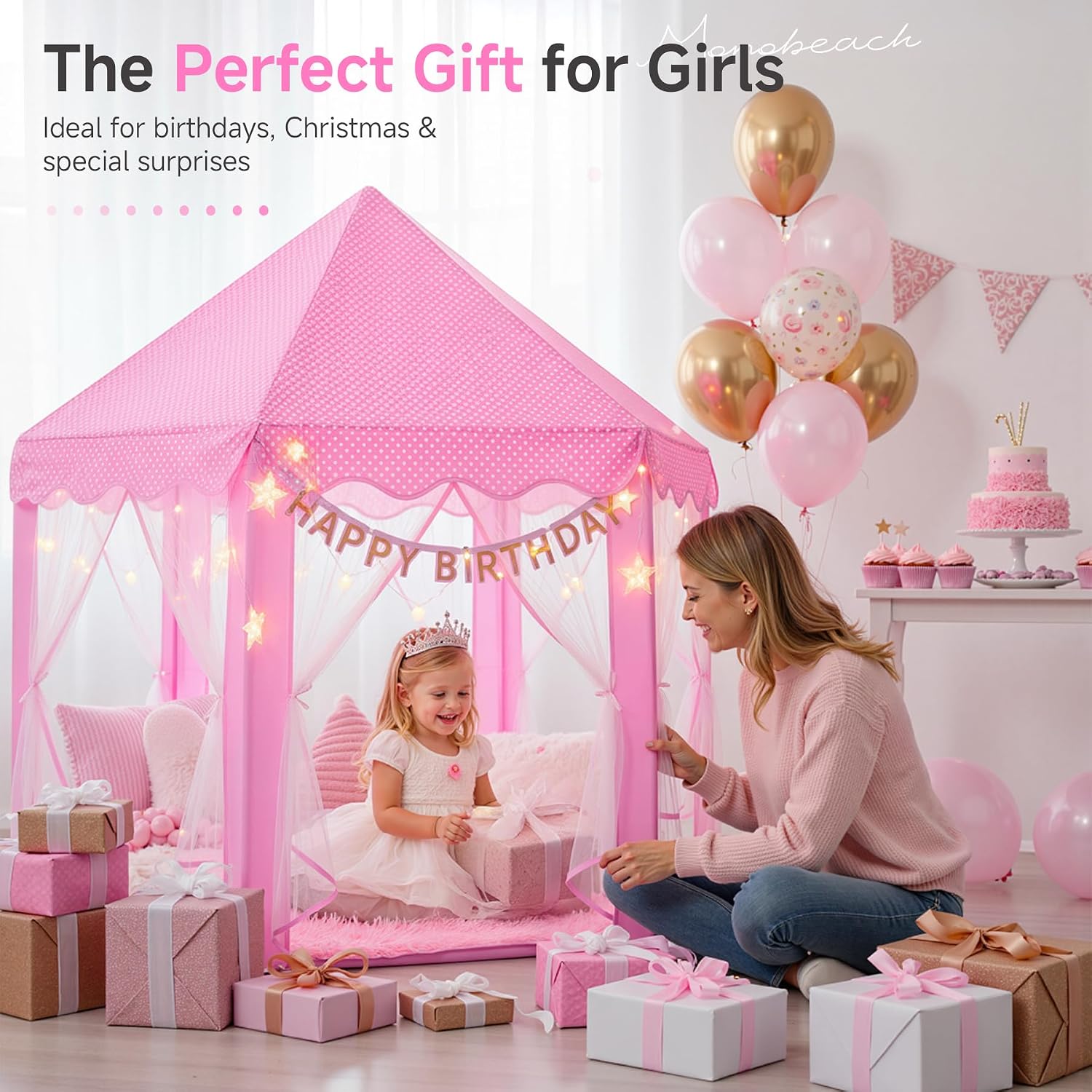 Thumbnail 5 de Monobeach Princess Tent 55 x 53 Playhouse