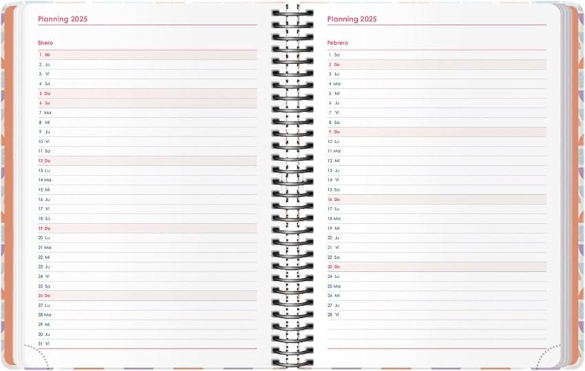 Thumbnail 3 de Dohe Agenda 2025 Día Página A5 — 12 meses