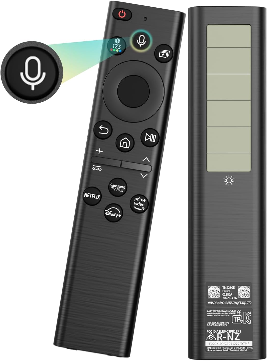Detalle de Samsung-Compatible Solar Voice Remote