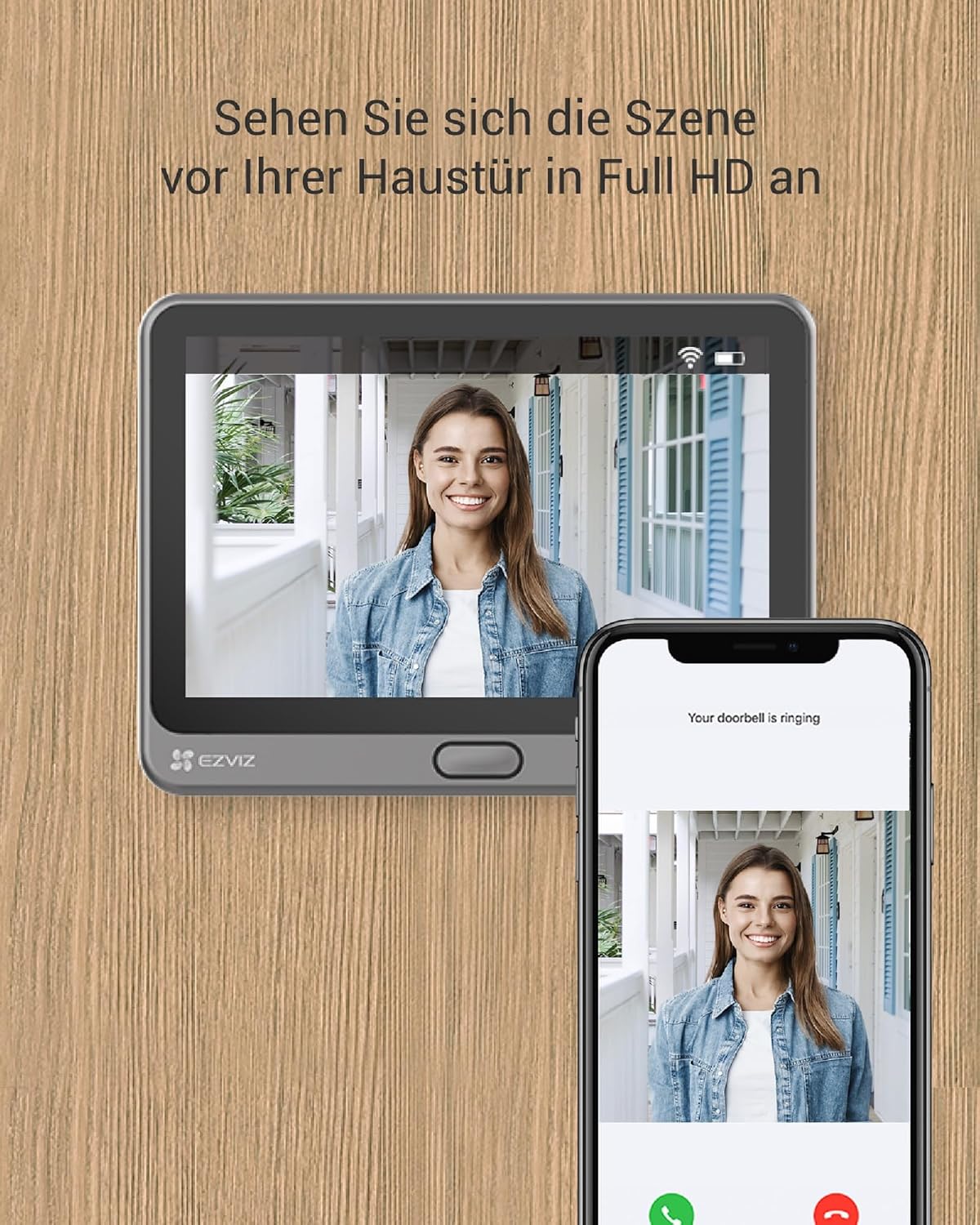 Detalle 2 de EZVIZ Türspion CP4 CP1 Pro Set