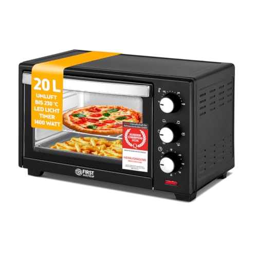 Detalle de TZS First Austria Mini-Backofen 20L mit Umluft – kompakt, vielseitig & zuverlässig