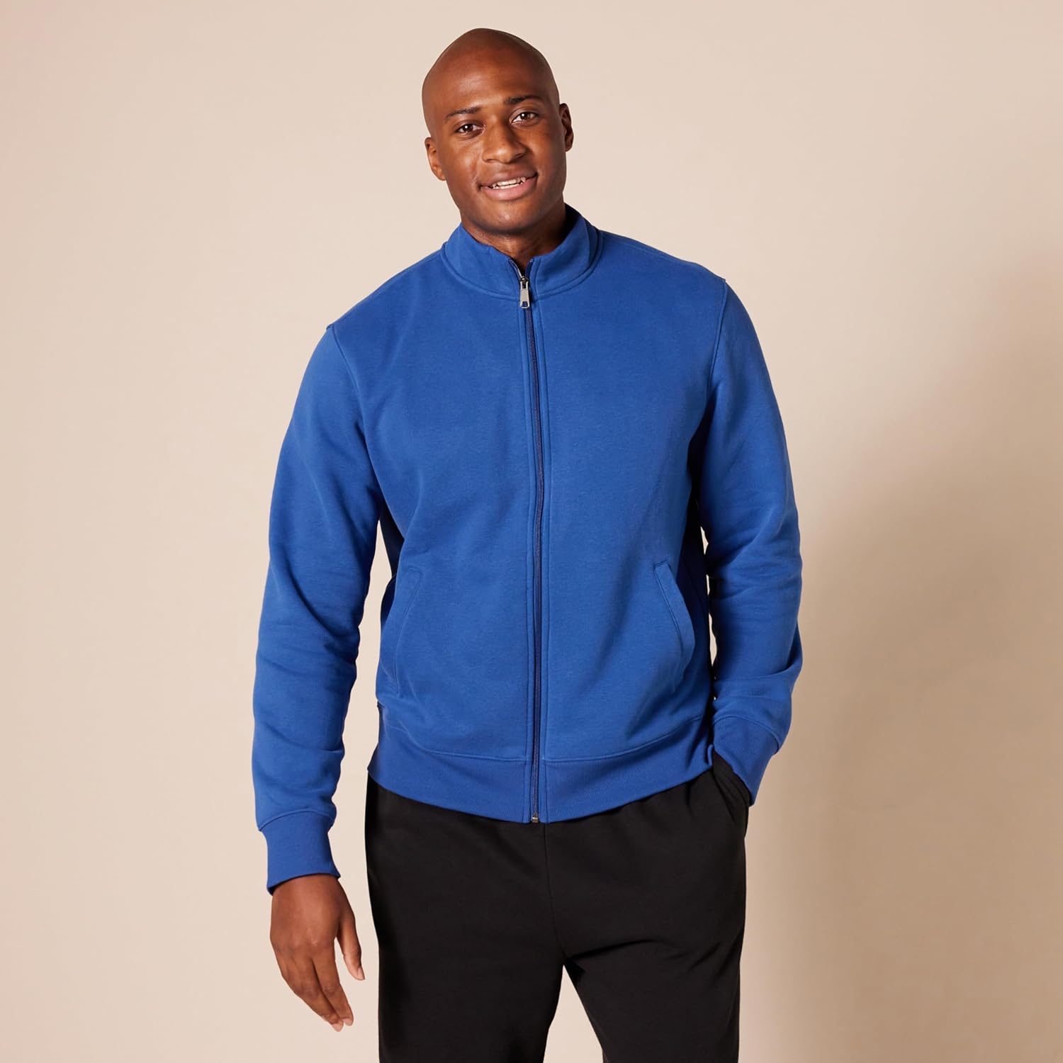Thumbnail 4 de Amazon Essentials Felpa in pile con zip e collo a lupetto per uomo – vestibilità classica