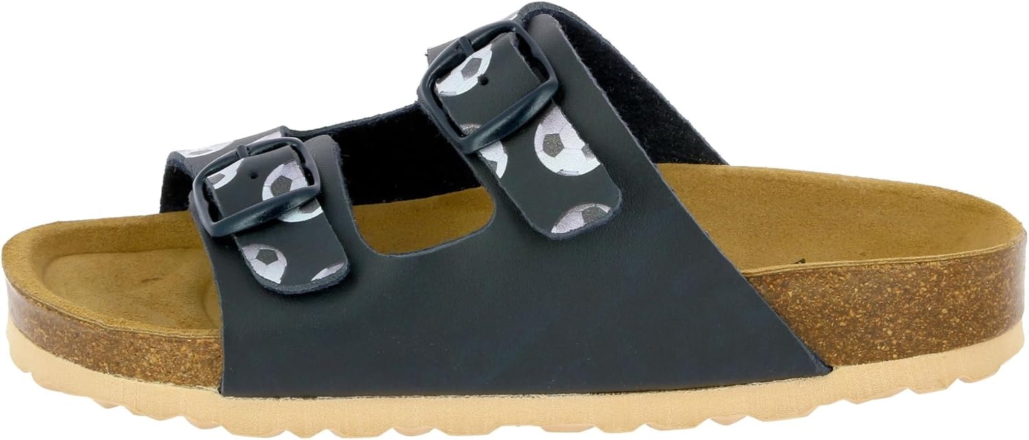 Detalle de Lico Unisex Kinder Bioline Kids Pantoletten – komfortable Sandale mit verstellbaren Schnallen