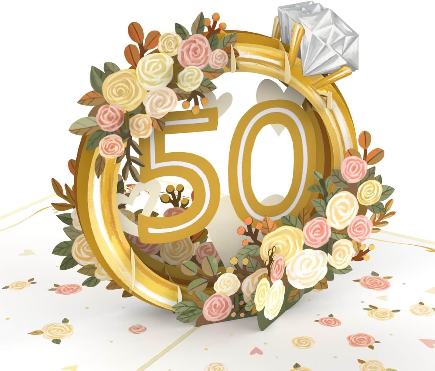 Thumbnail 6 de papercrush Carte Pop Up Noces de Diamant (60e anniversaire) — carte 3D pour offrir de l’argent