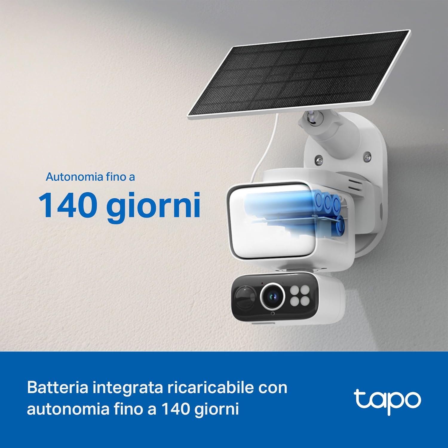 Thumbnail 6 de Tapo C615F KIT Telecamera Wi‑Fi Esterna Senza Fili con Pannello Solare – 2K, Pan/Tilt e AI 360°