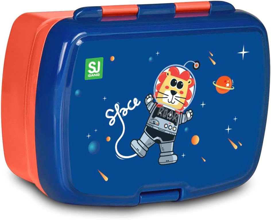 Thumbnail 3 de Set porte-goûter SJ Gang Style Jam Gang bleu avec compartiment intérieur et gourde hermétique pour enfants