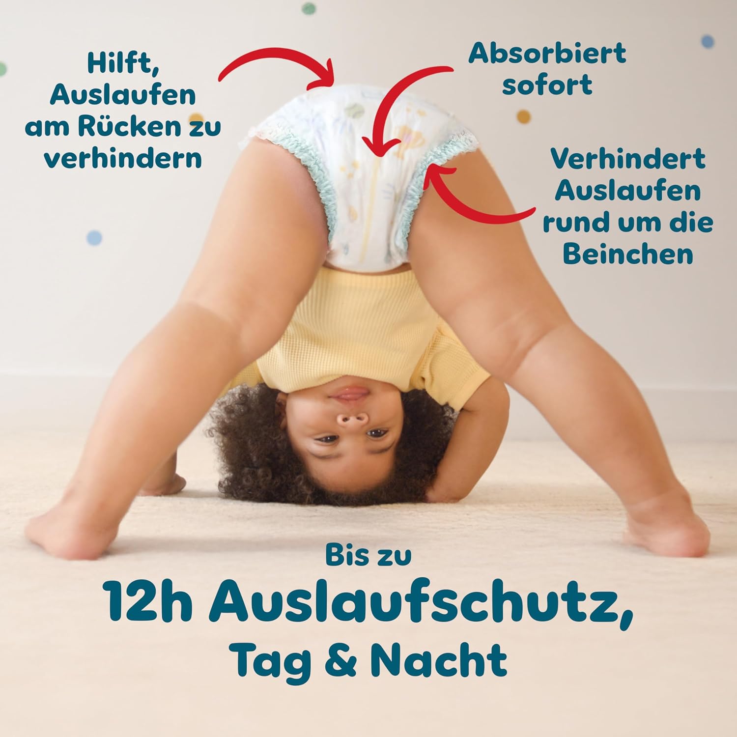Thumbnail 4 de Pampers Baby-Dry Pants Größe 7 – 148 Stück, 15 kg+, 360° auslaufsichere Passform