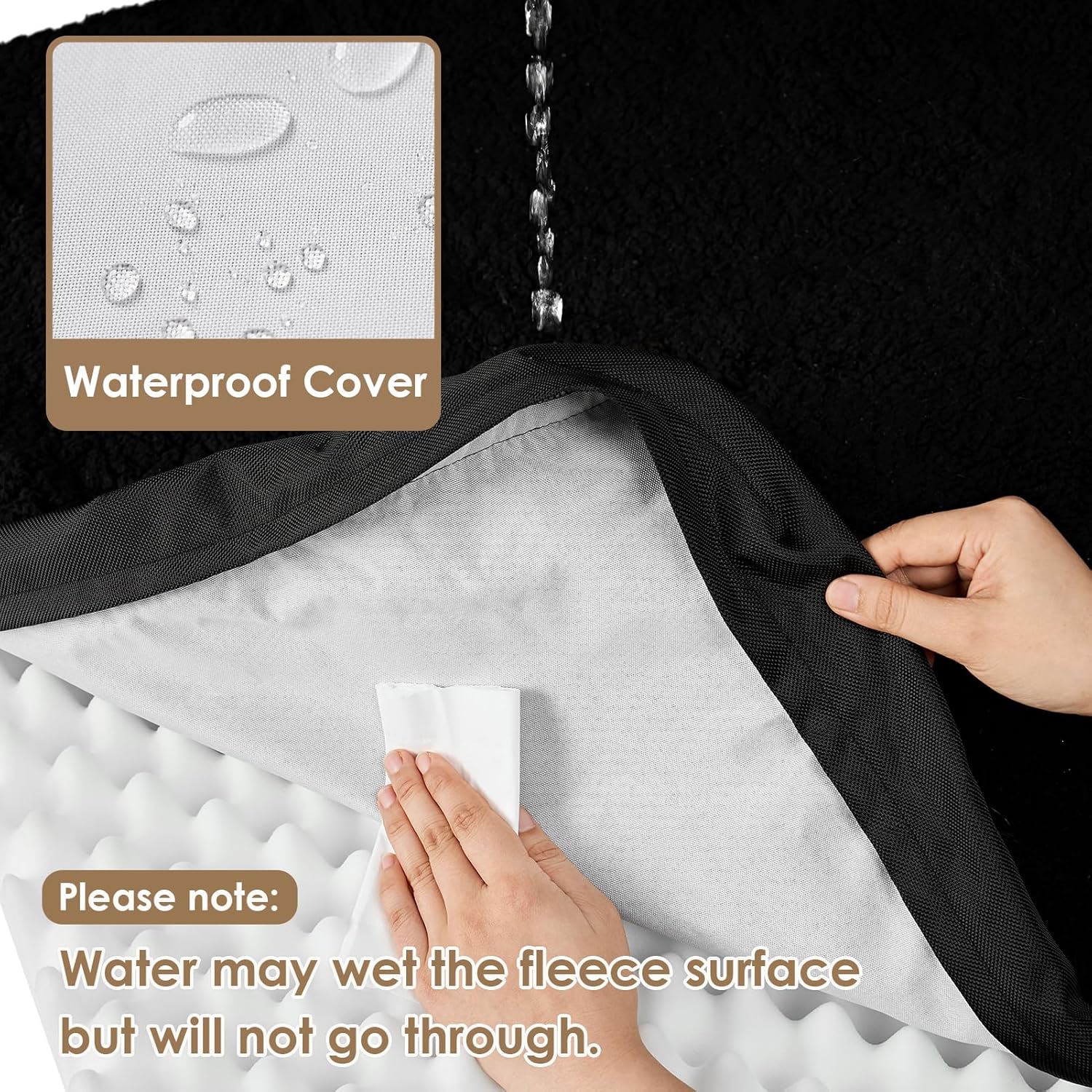 Thumbnail 6 de EHEYCIGA Orthopedic Extra Large Dog Bed Mattress XL (112x81x9cm) with Removable Washable Cover