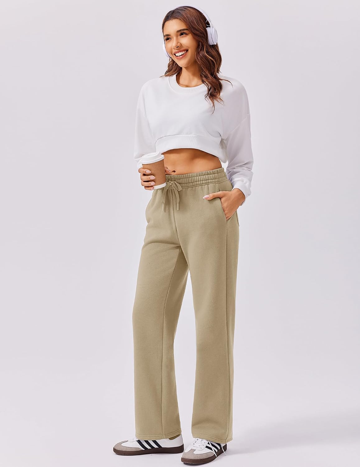 Detalle de Pantalon de jogging femme PINSPARK polaire