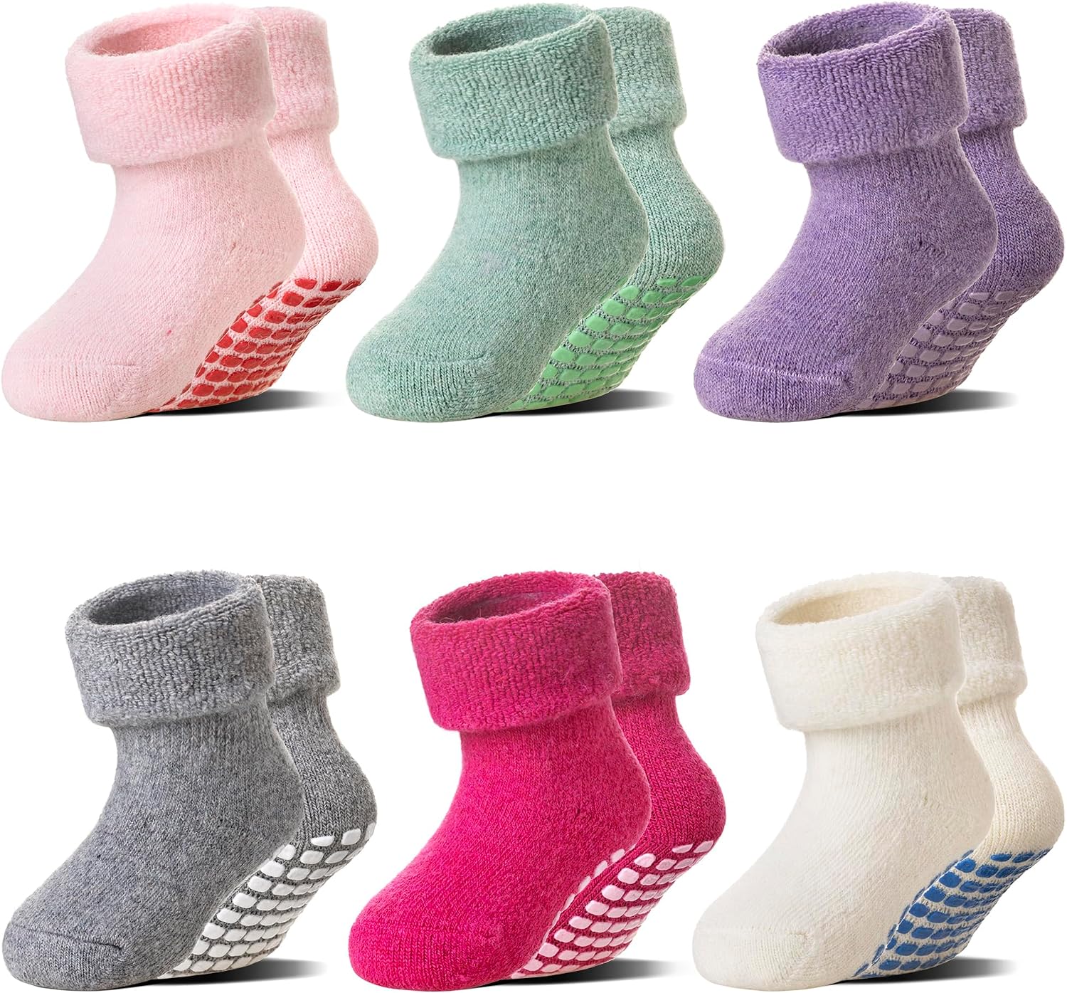 Detalle de SEEYAN Baby Socks Toddler Non Slip 3 sizes