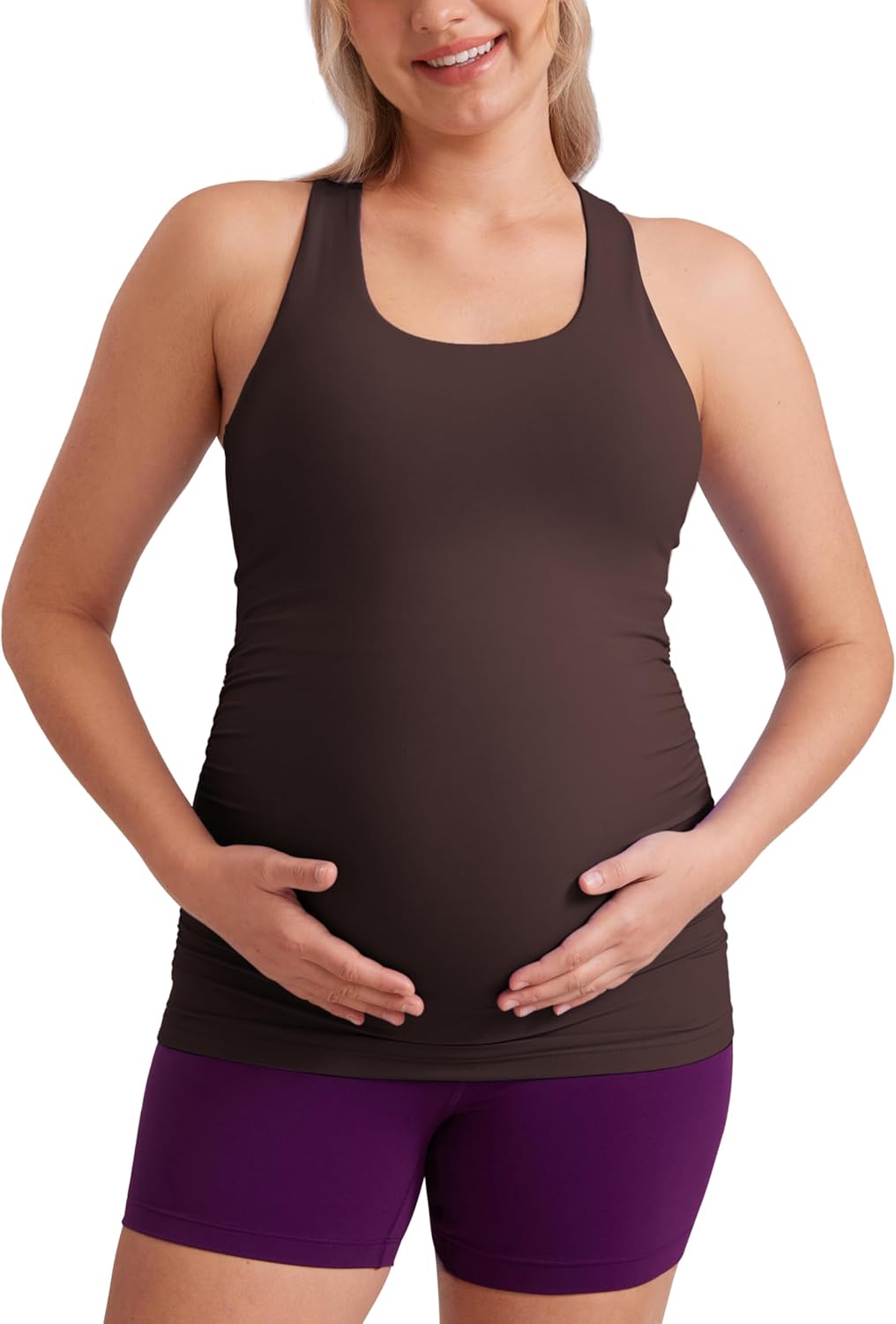 CRZ YOGA Butterluxe per Donna – Reggiseno da Maternità Racerback con Imbottiture Rimovibili