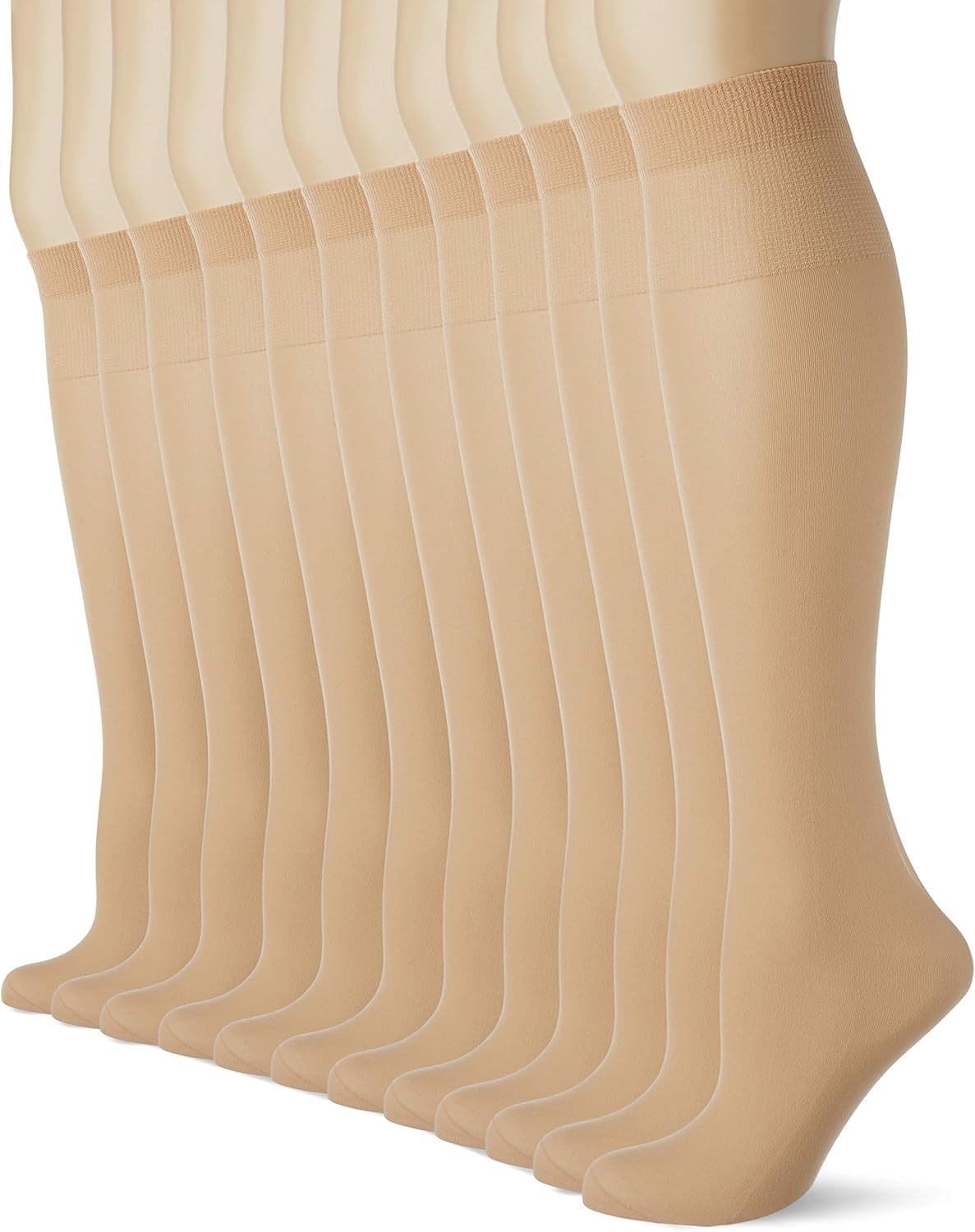 Thumbnail 2 de Chaussettes mi-bas DIM Mes Essentials Soft pour femme x2 en mousse semi-opaque