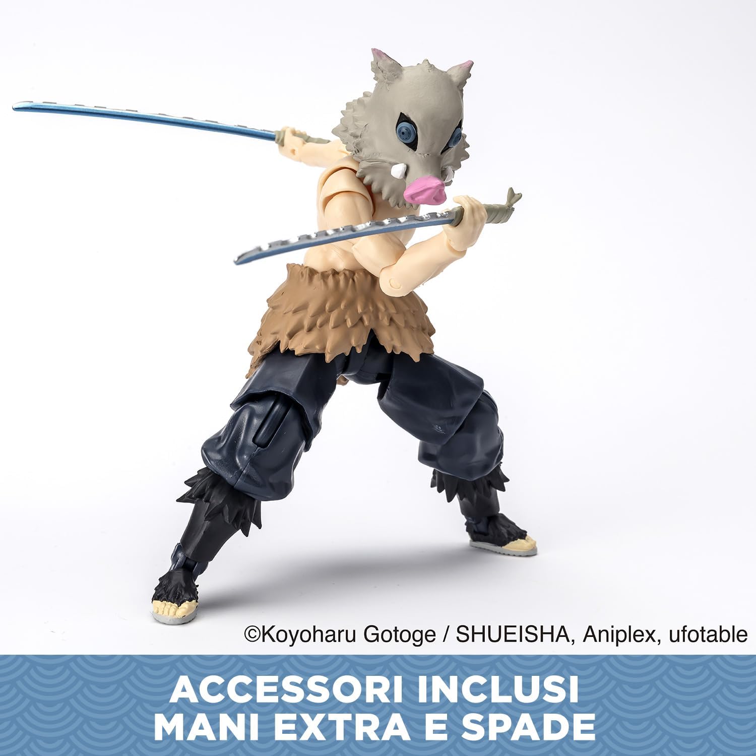 Thumbnail 2 de BANDAI Ultimate Legends HD Inosuke Hashibira: Action figure 12 cm con accessori e packaging scenografico