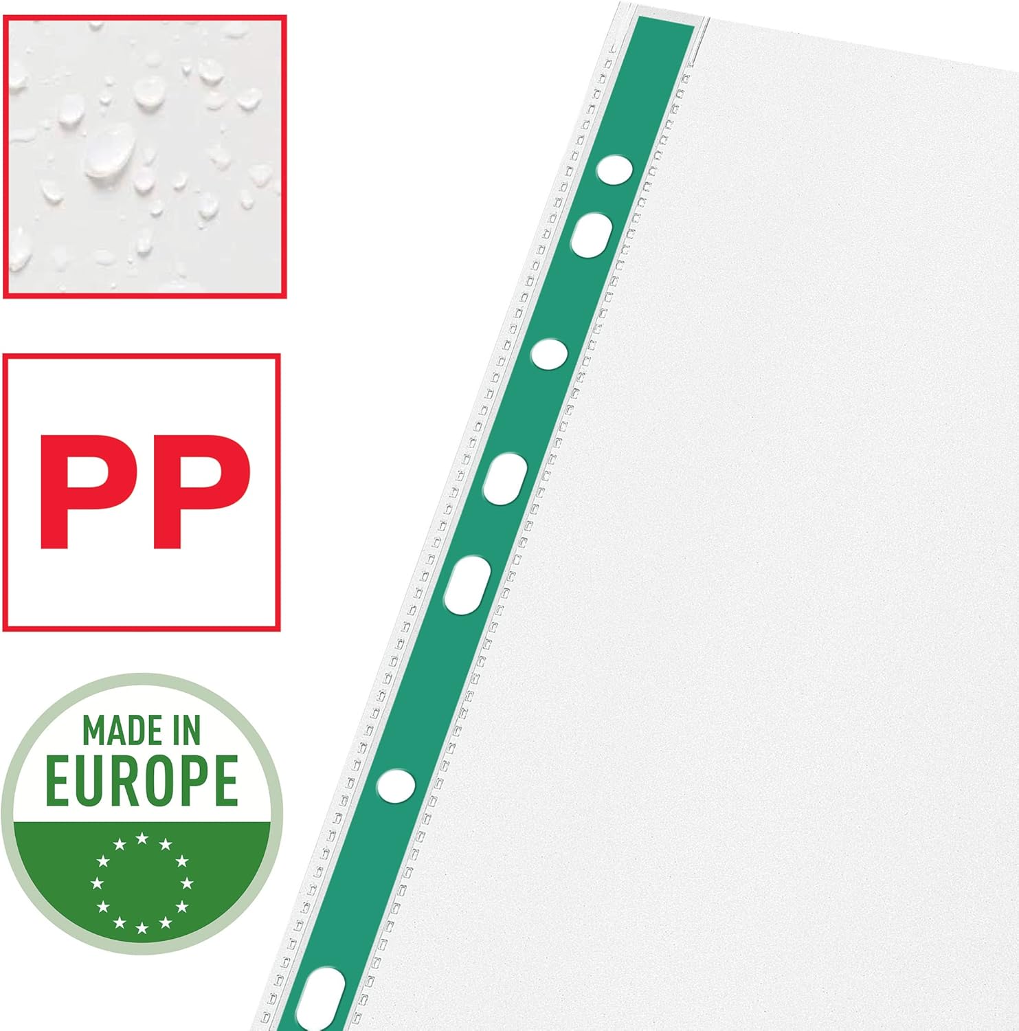 Thumbnail 1 de Esselte 500 pochettes perforées A4 📁