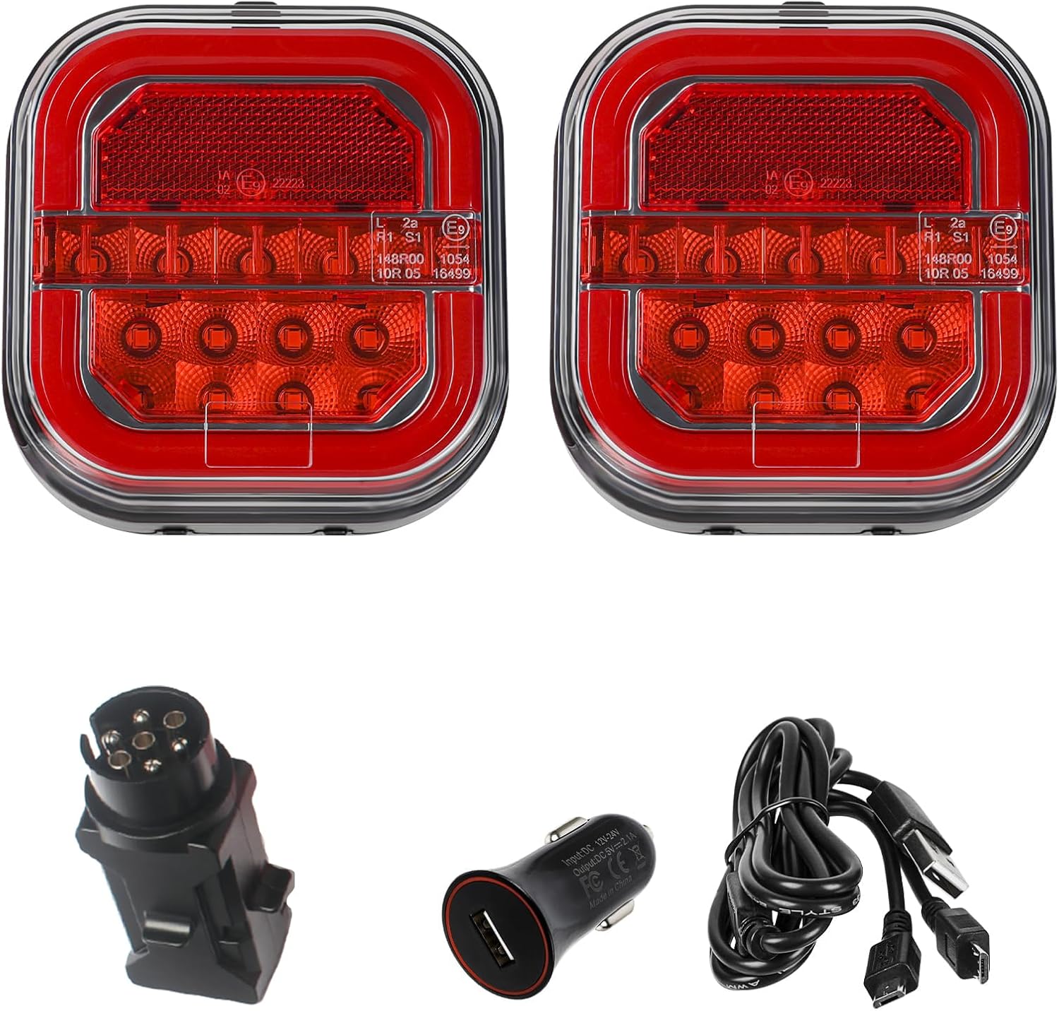 Detalle 2 de Yinaolan Wireless Trailer Rear Lights 12V/24V