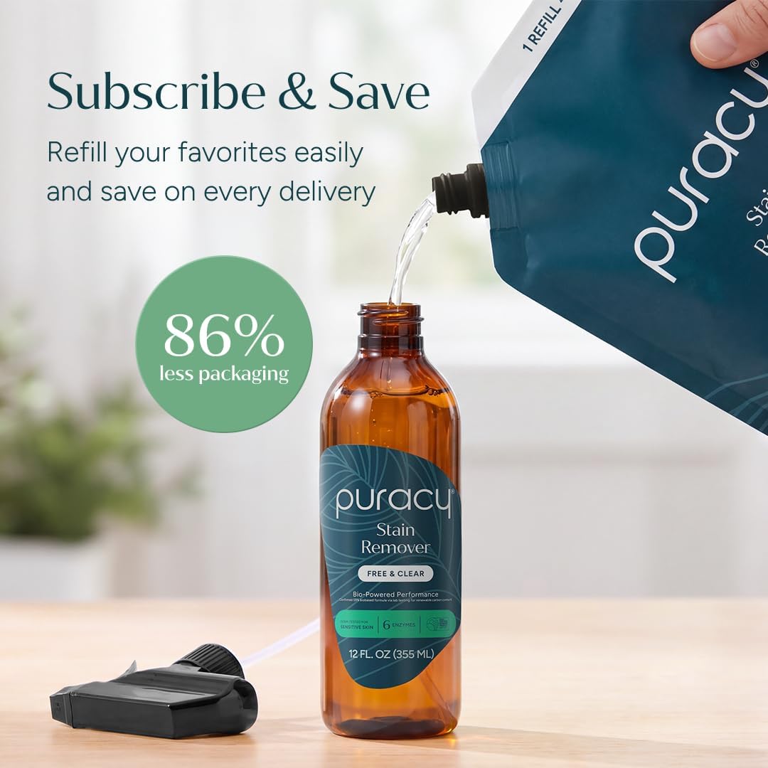 Thumbnail 5 de Puracy PSR16-6 Stain Remover Spray, Unscented, 355 ml, Concentrated